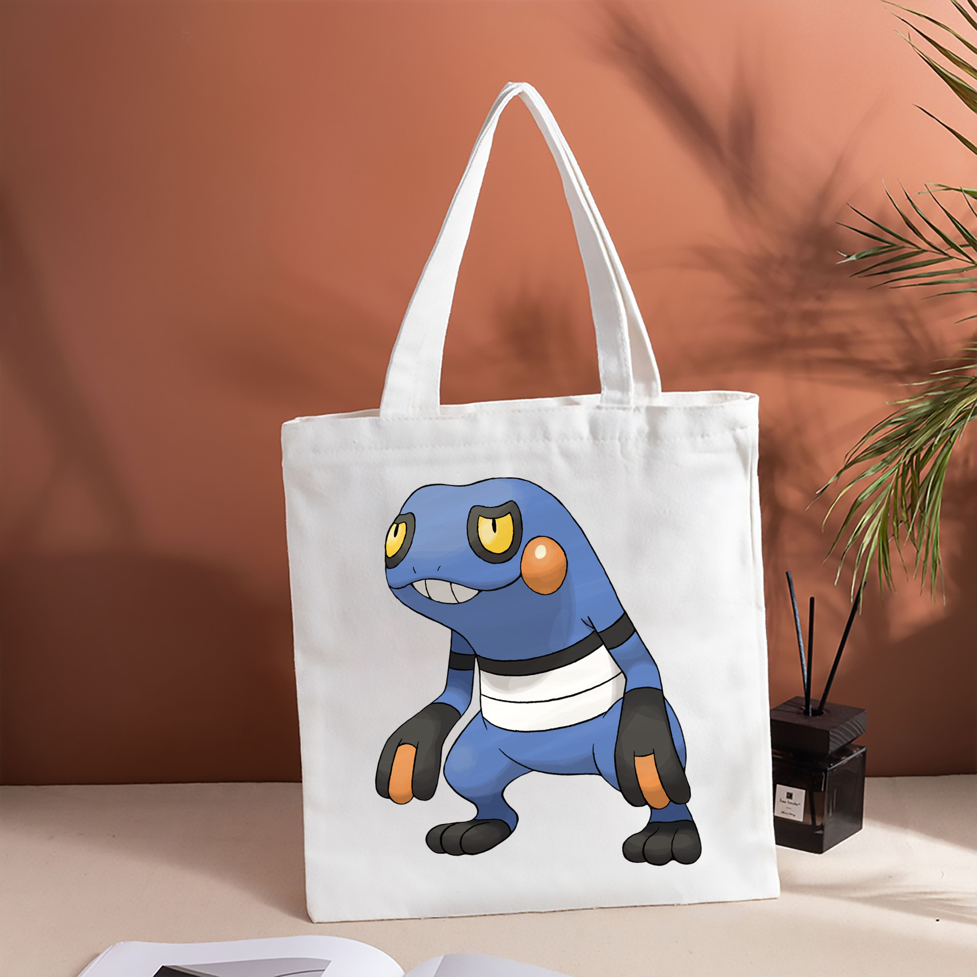 ポケットモンスター Pokémon 縦型キャンバス生地手提げバッグ　トートバッグ