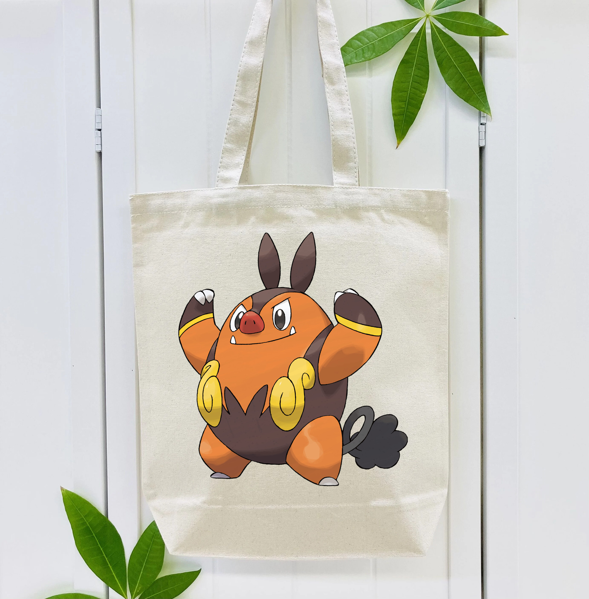 ポケットモンスター Pokémon 縦型キャンバス生地手提げバッグ　トートバッグ