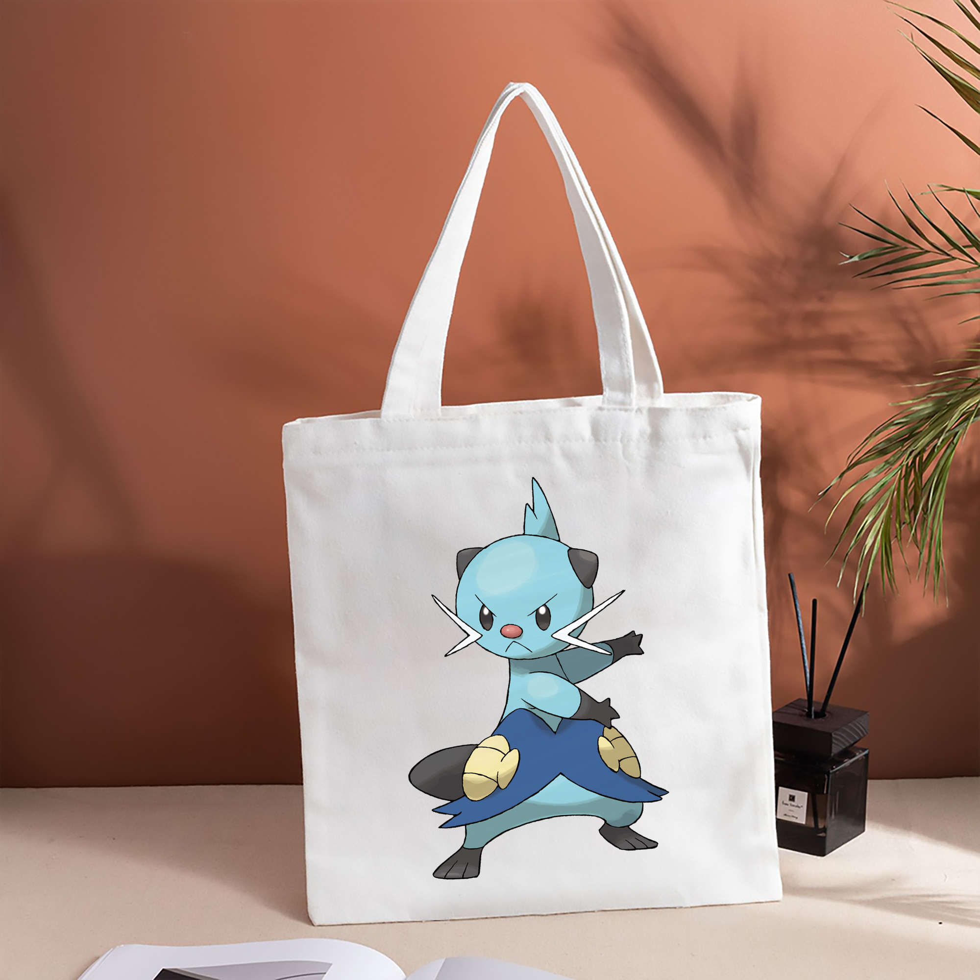 ポケットモンスター Pokémon 縦型キャンバス生地手提げバッグ　トートバッグ