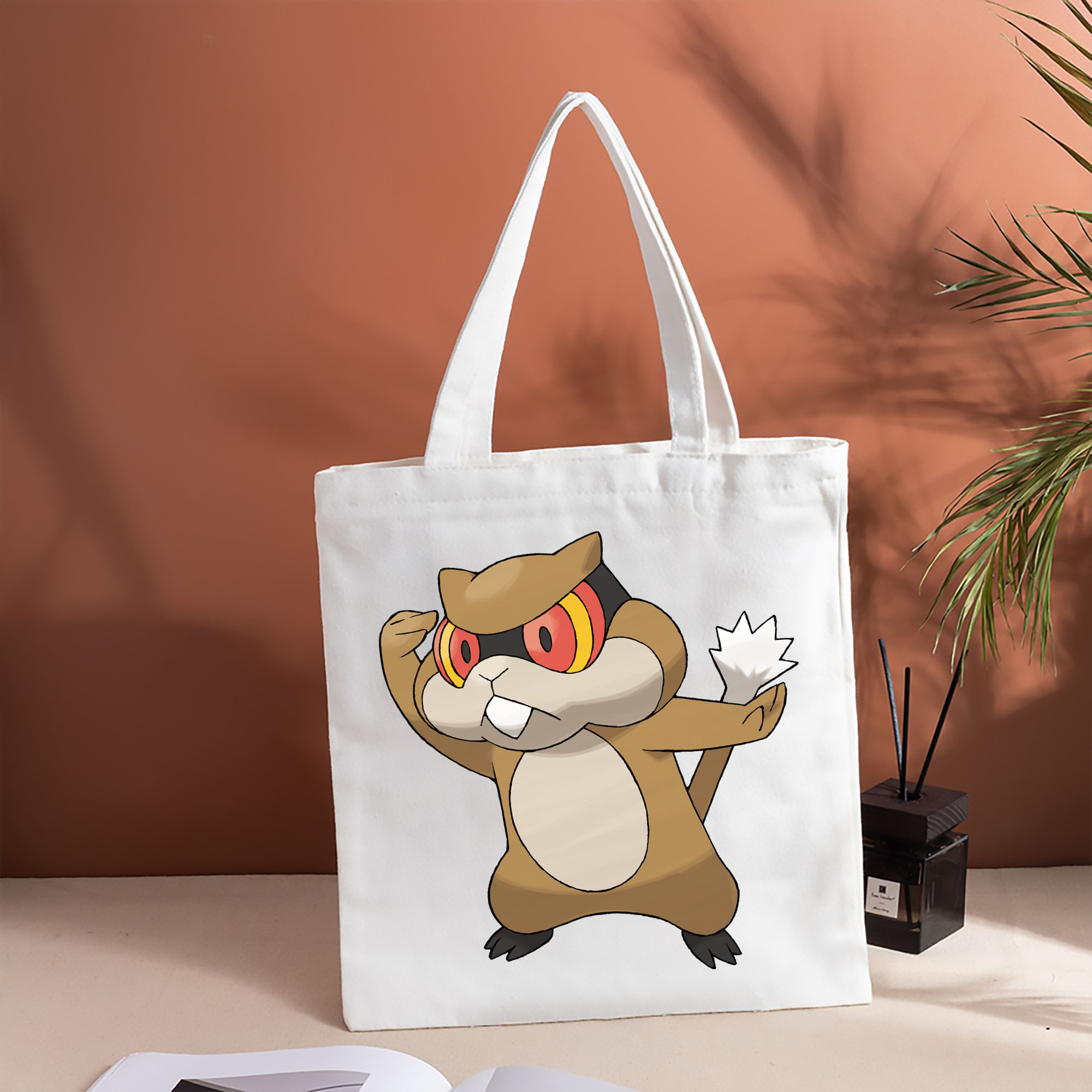 ポケットモンスター Pokémon 縦型キャンバス生地手提げバッグ　トートバッグ