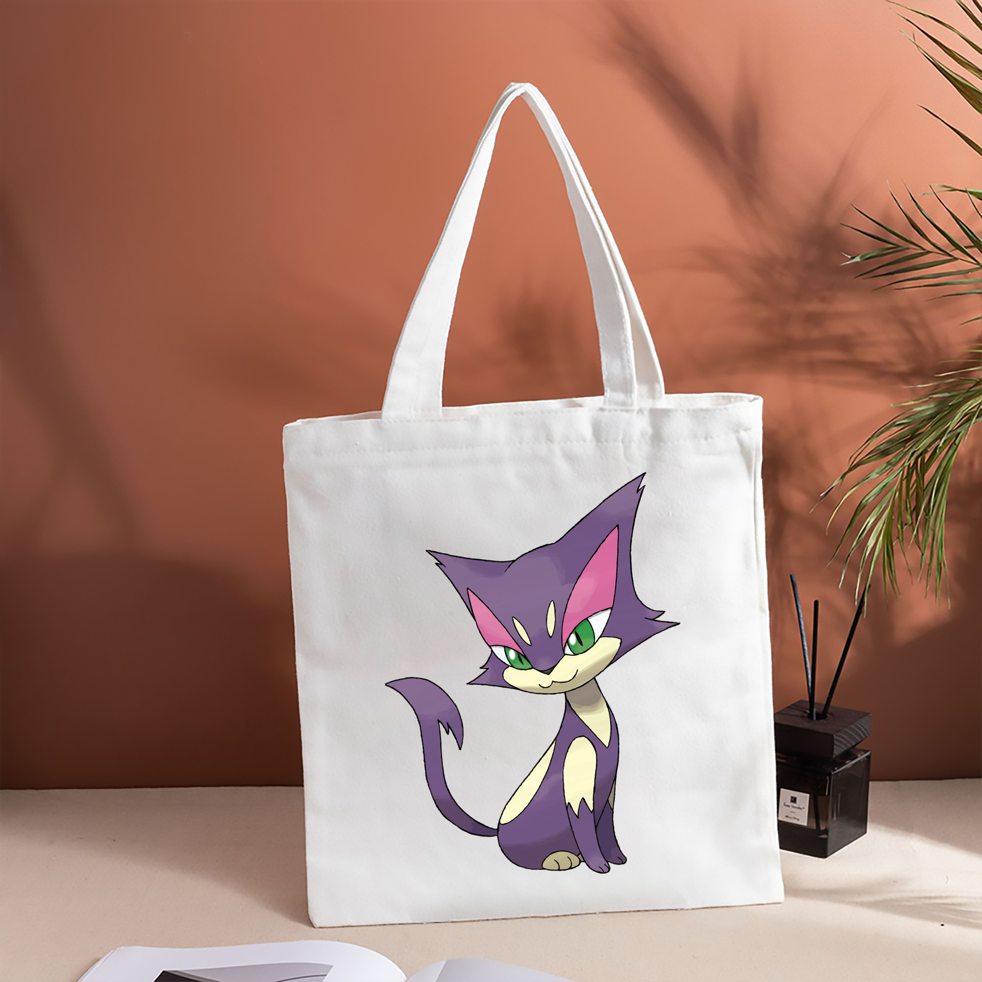 ポケットモンスター Pokémon 縦型キャンバス生地手提げバッグ　トートバッグ
