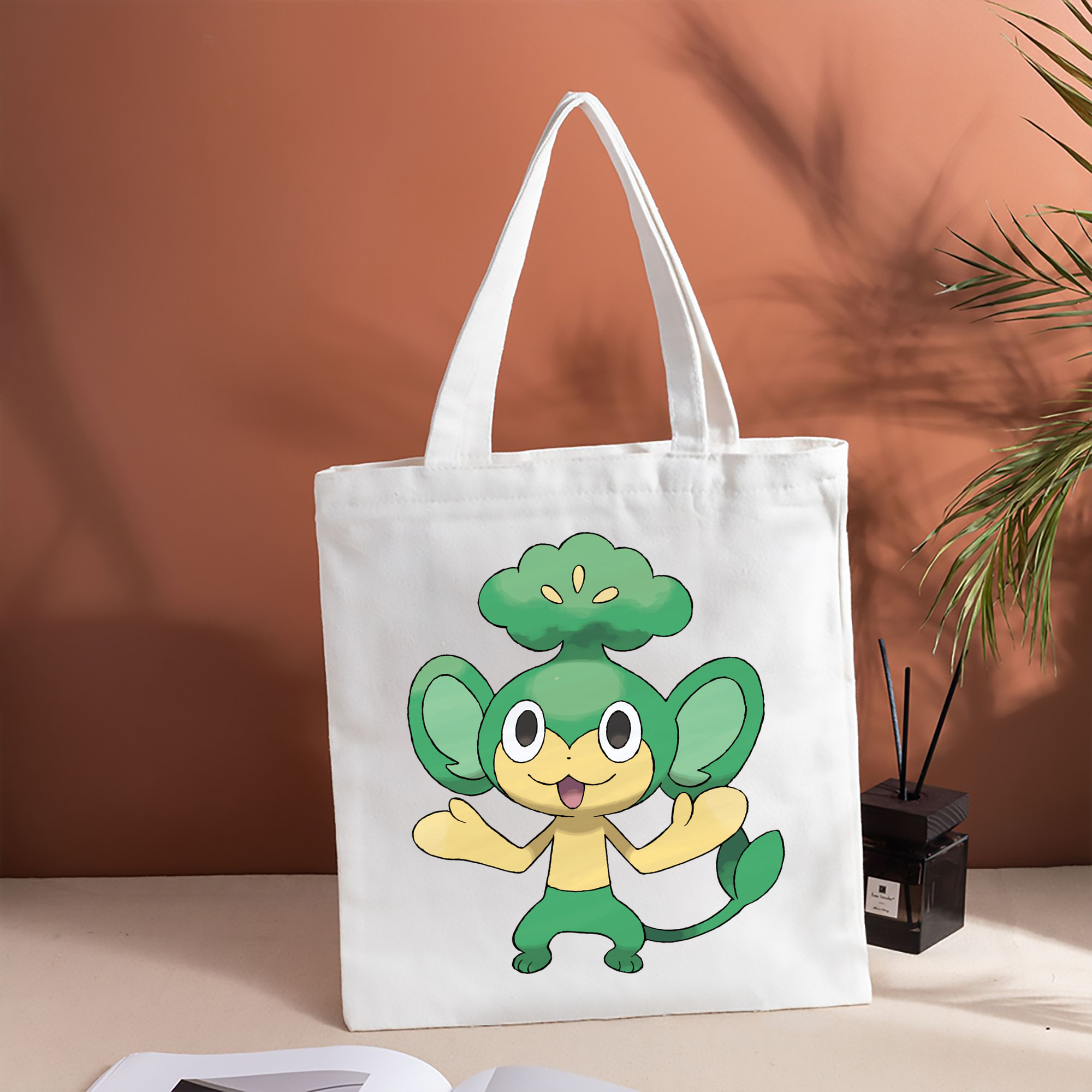 ポケットモンスター Pokémon 縦型キャンバス生地手提げバッグ　トートバッグ