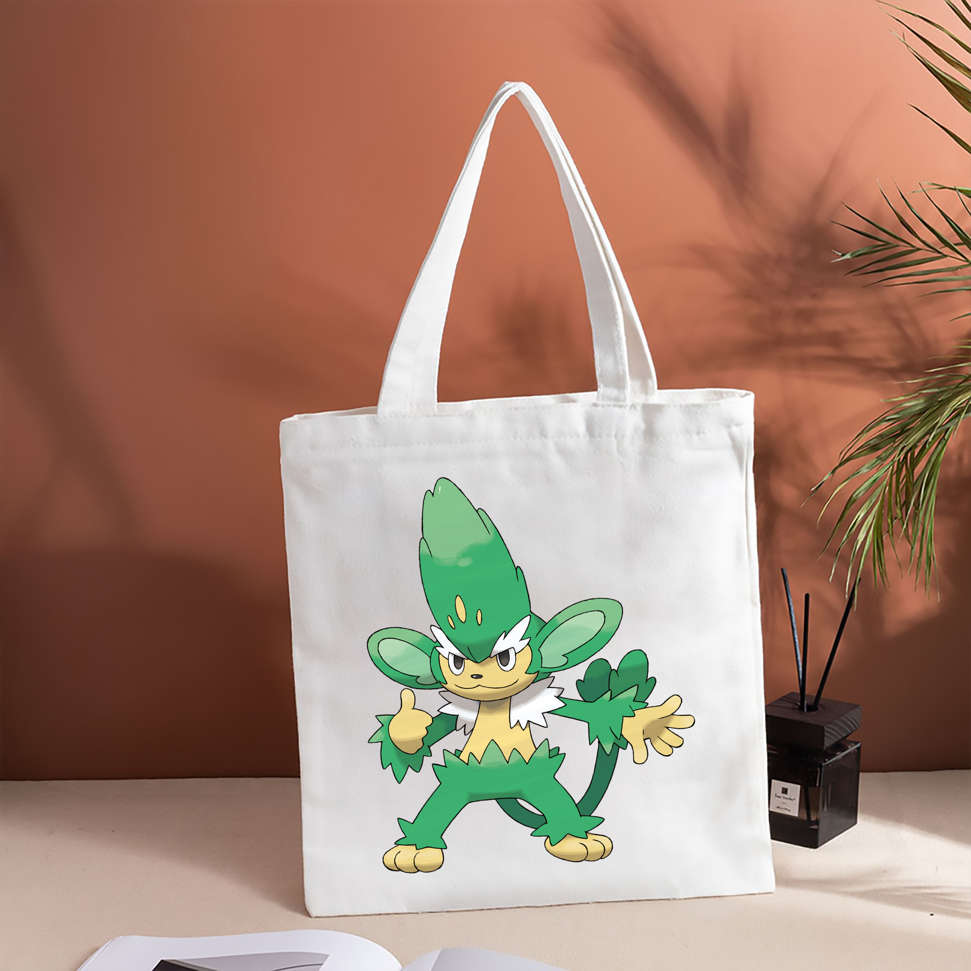 ポケットモンスター Pokémon 縦型キャンバス生地手提げバッグ　トートバッグ