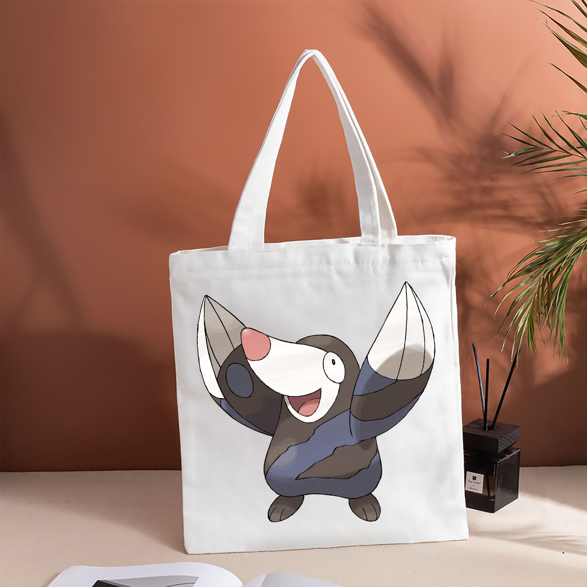ポケットモンスター Pokémon 縦型キャンバス生地手提げバッグ　トートバッグ