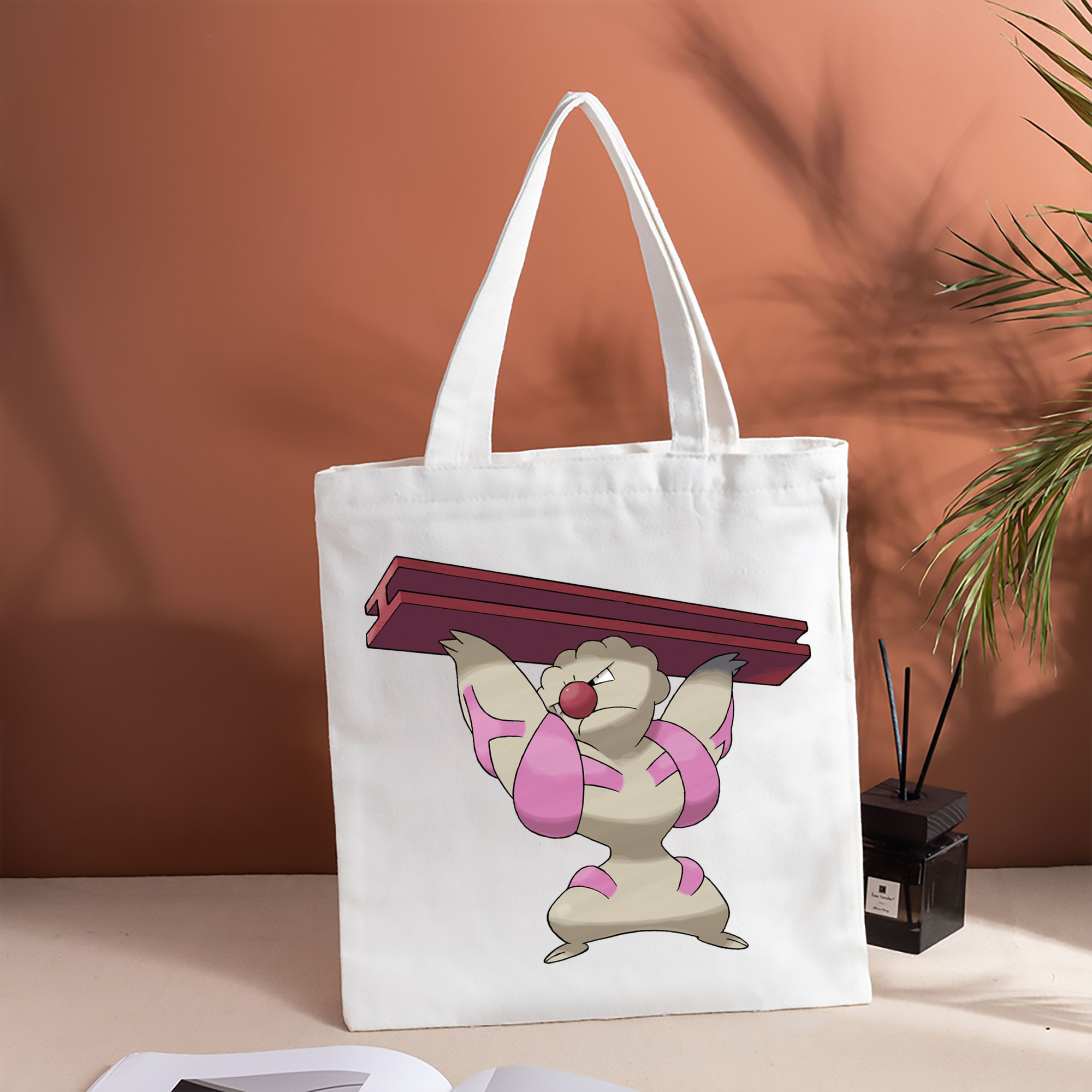 ポケットモンスター Pokémon 縦型キャンバス生地手提げバッグ　トートバッグ