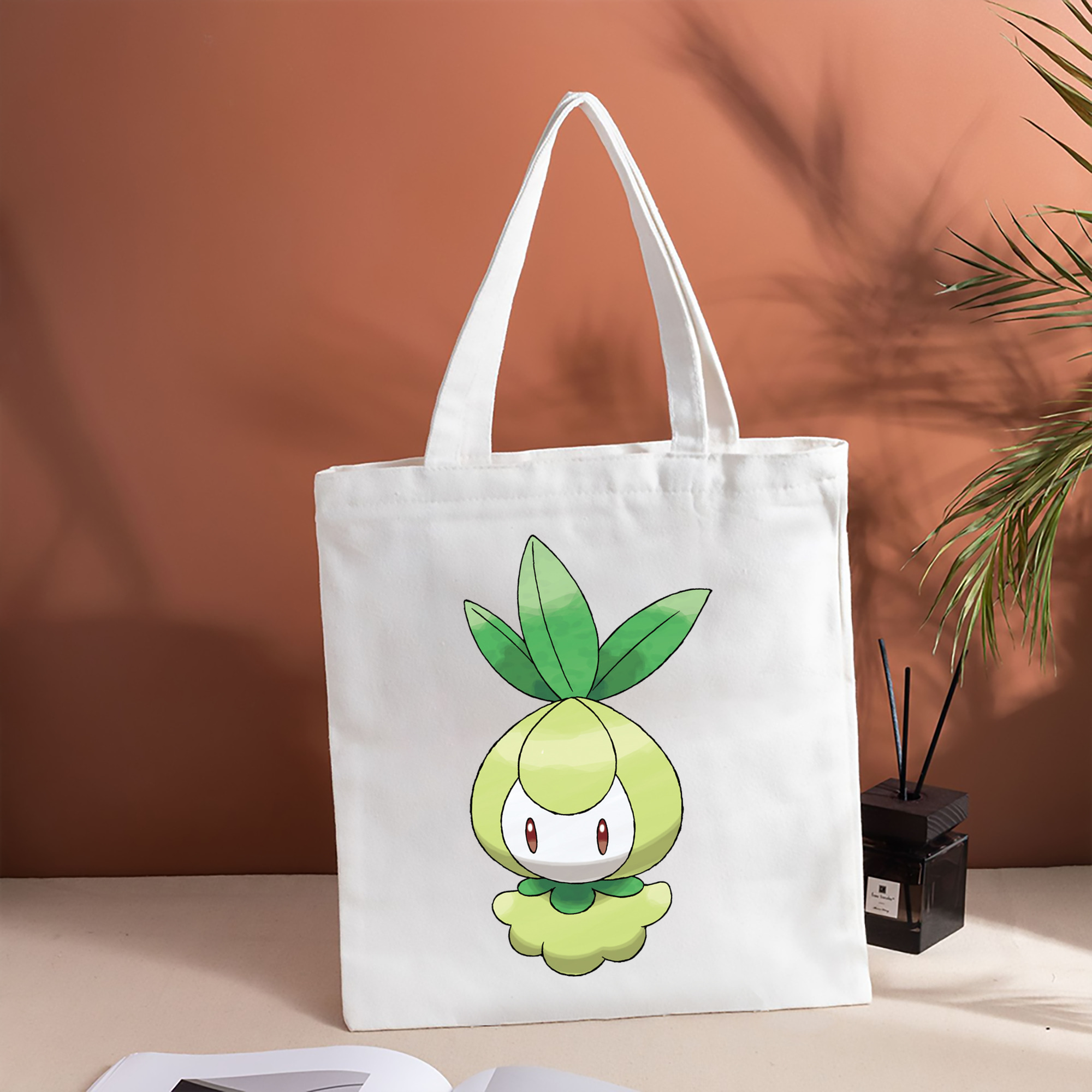 ポケットモンスター Pokémon 縦型キャンバス生地手提げバッグ　トートバッグ