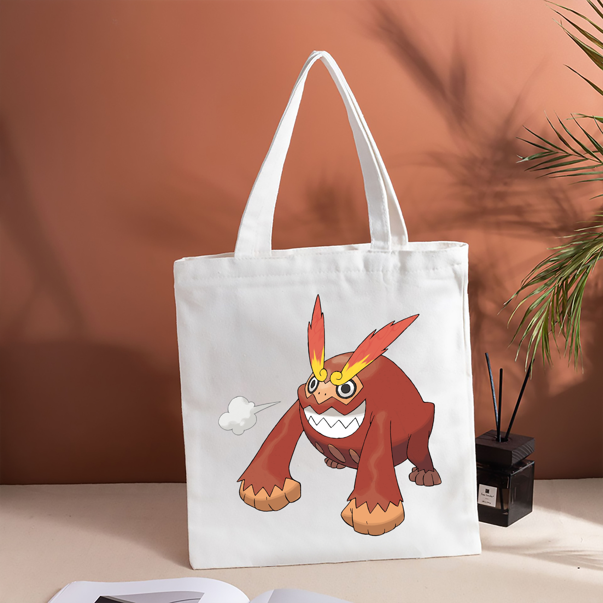 ポケットモンスター Pokémon 縦型キャンバス生地手提げバッグ　トートバッグ