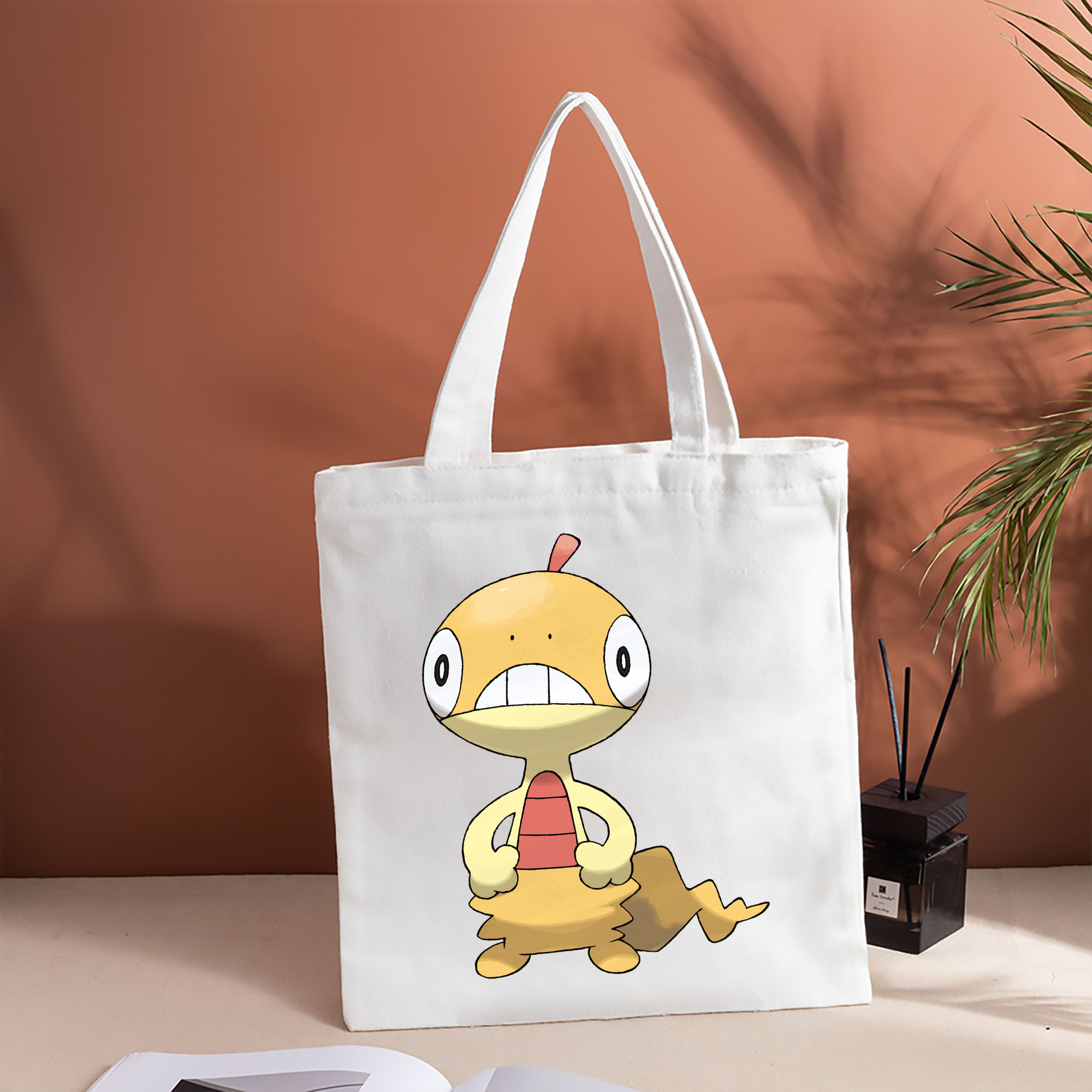 ポケットモンスター Pokémon 縦型キャンバス生地手提げバッグ　トートバッグ