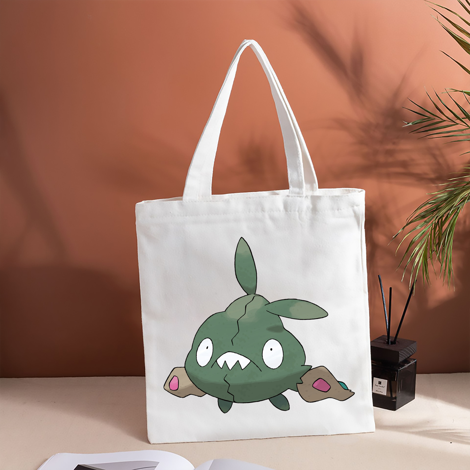 ポケットモンスター Pokémon 縦型キャンバス生地手提げバッグ　トートバッグ