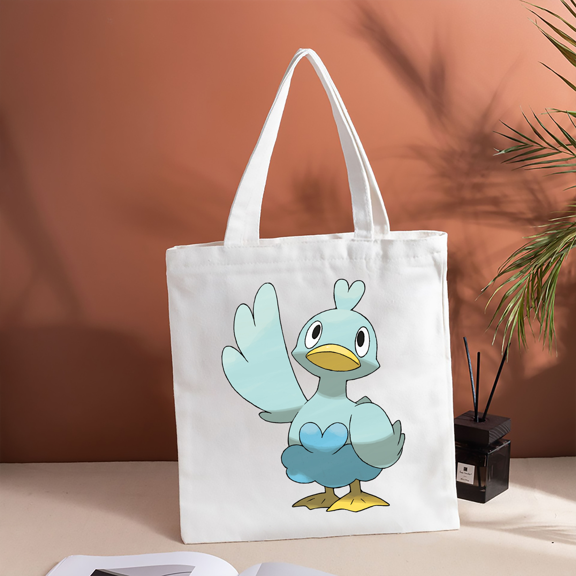 ポケットモンスター Pokémon 縦型キャンバス生地手提げバッグ　トートバッグ