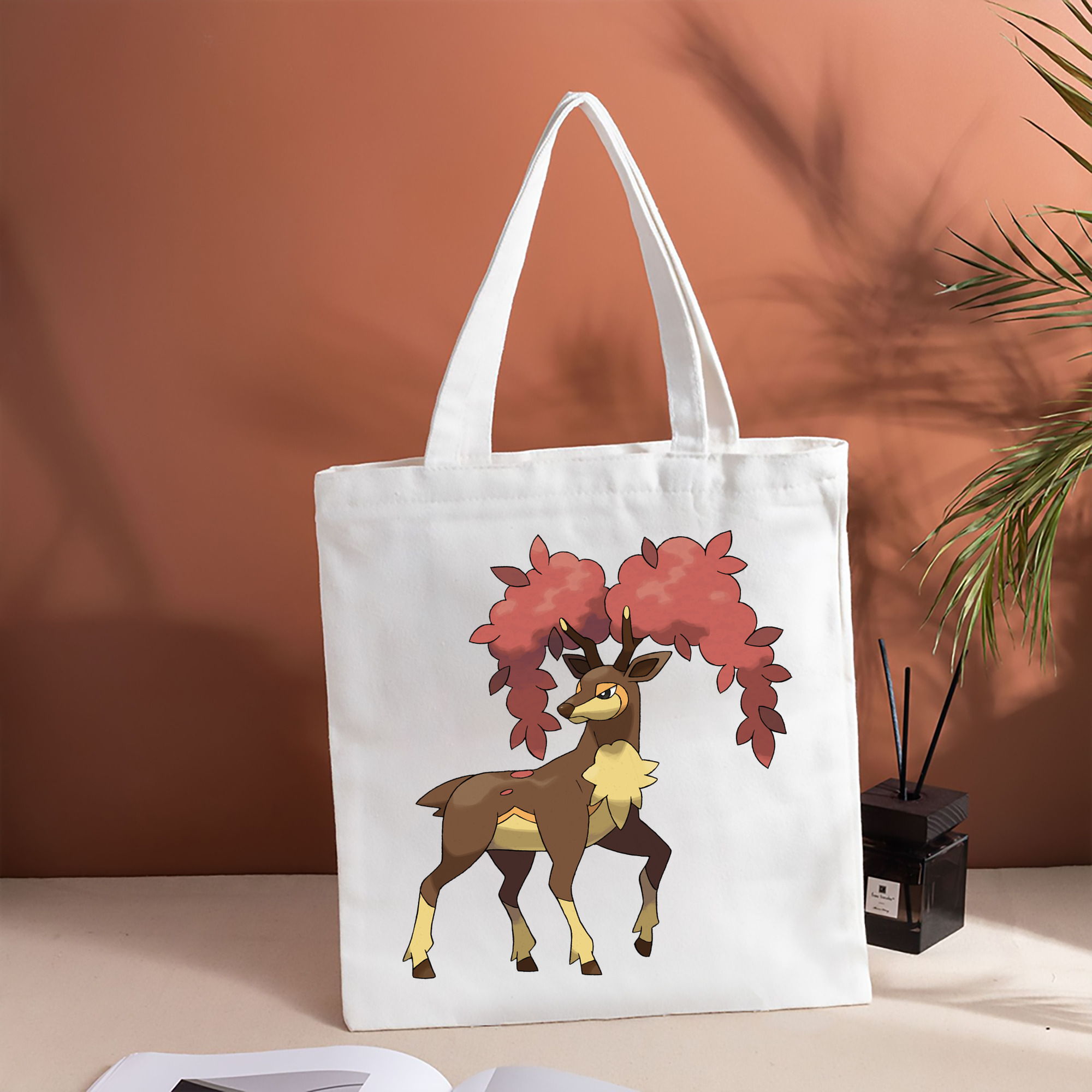 ポケットモンスター Pokémon 縦型キャンバス生地手提げバッグ　トートバッグ