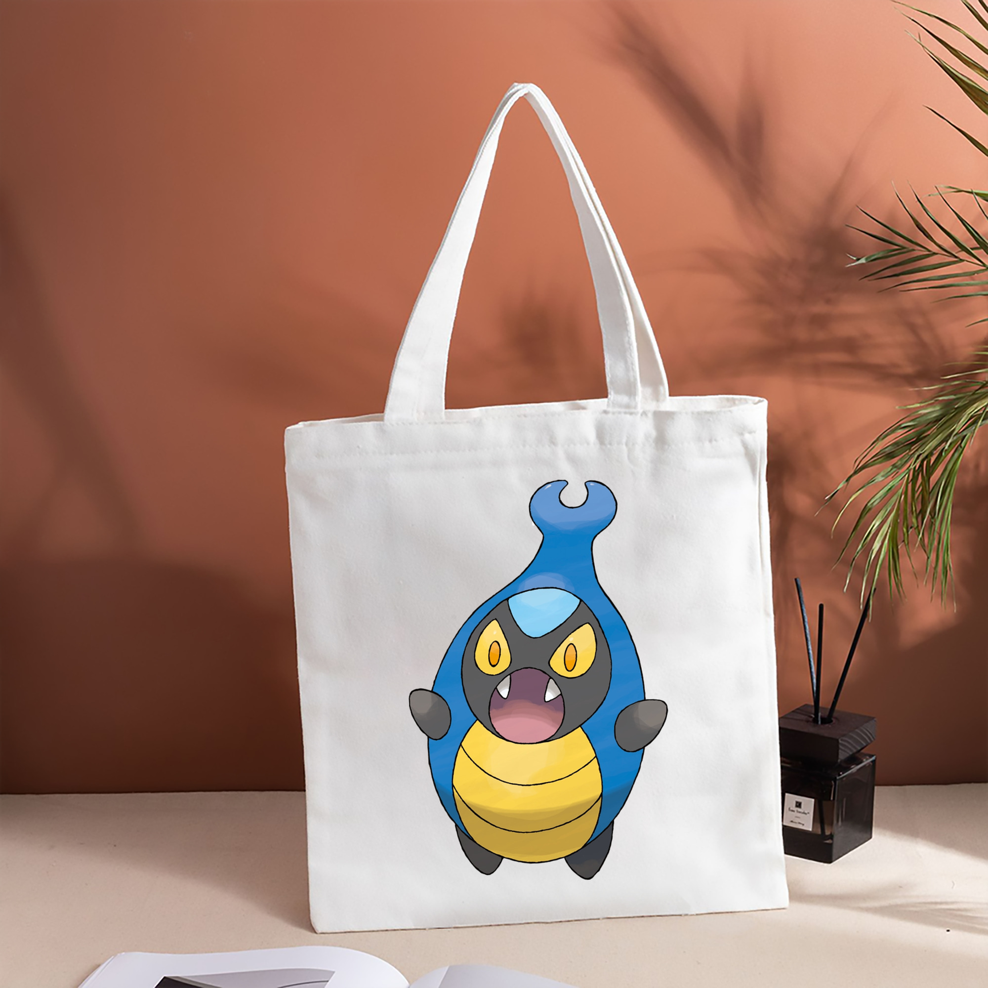 ポケットモンスター Pokémon 縦型キャンバス生地手提げバッグ　トートバッグ