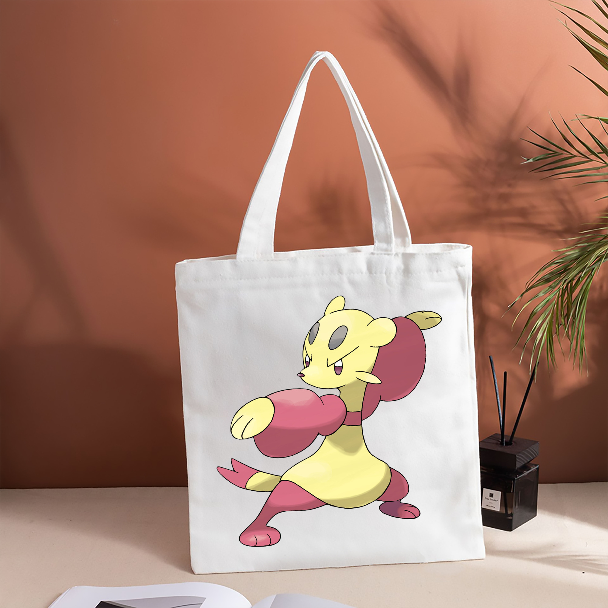 ポケットモンスター Pokémon 縦型キャンバス生地手提げバッグ　トートバッグ