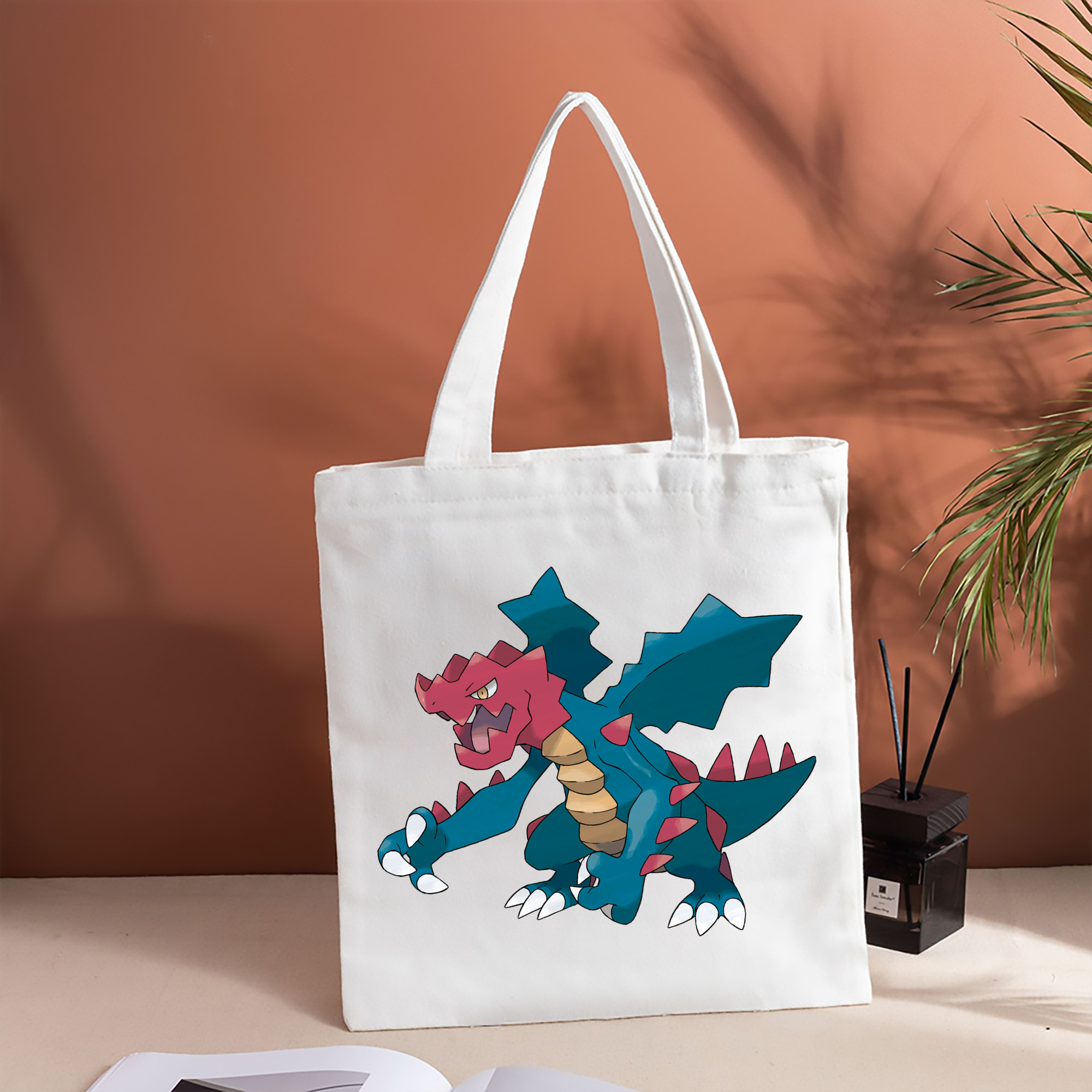 ポケットモンスター Pokémon 縦型キャンバス生地手提げバッグ　トートバッグ