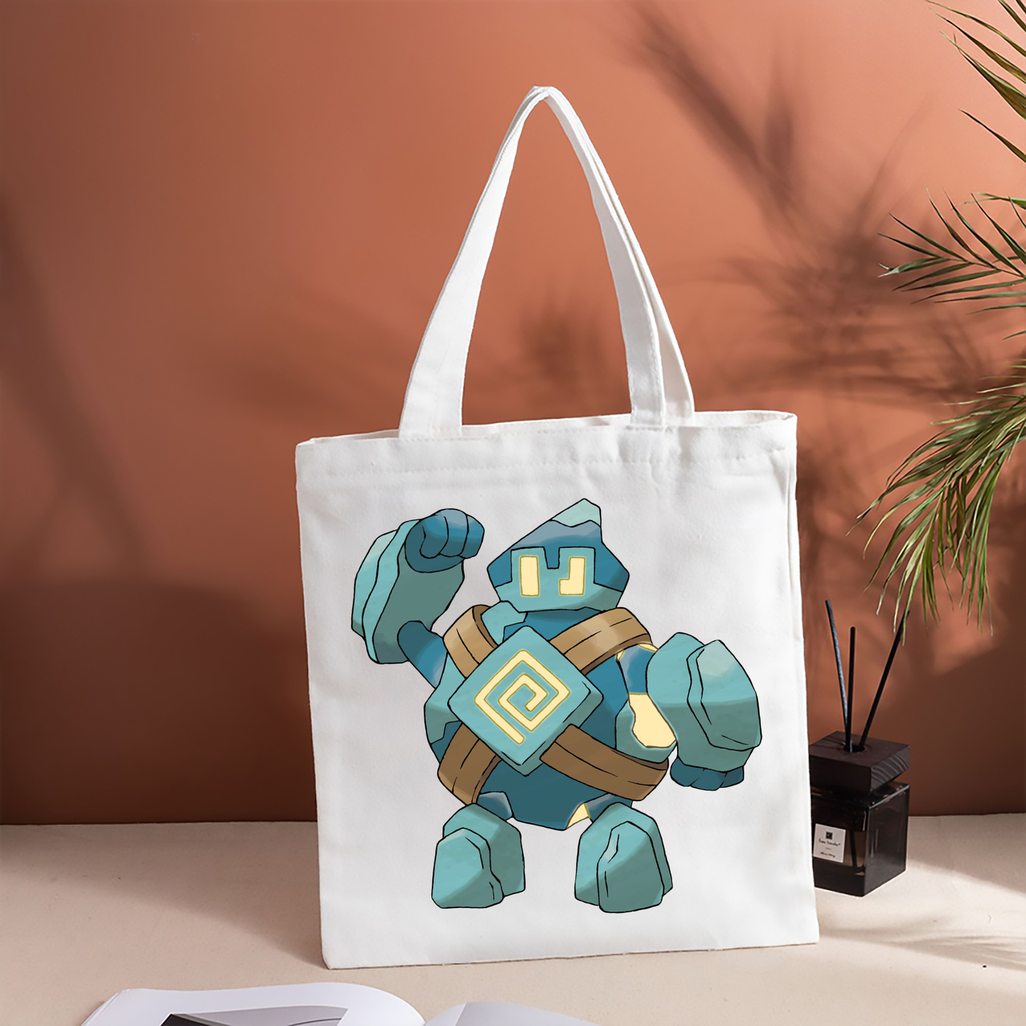 ポケットモンスター Pokémon 縦型キャンバス生地手提げバッグ　トートバッグ