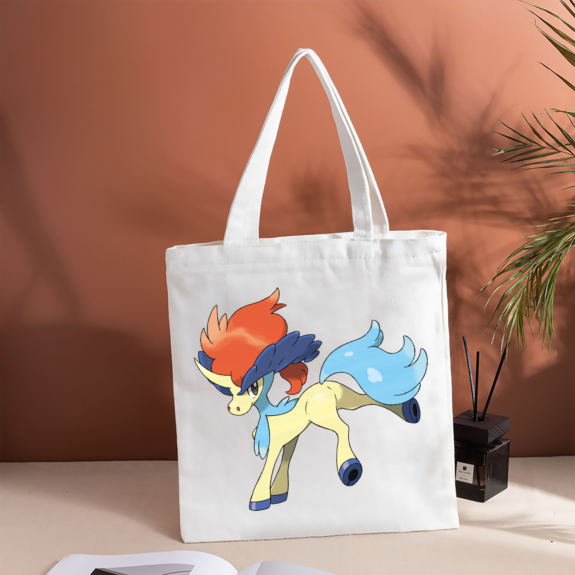 ポケットモンスター Pokémon 縦型キャンバス生地手提げバッグ　トートバッグ