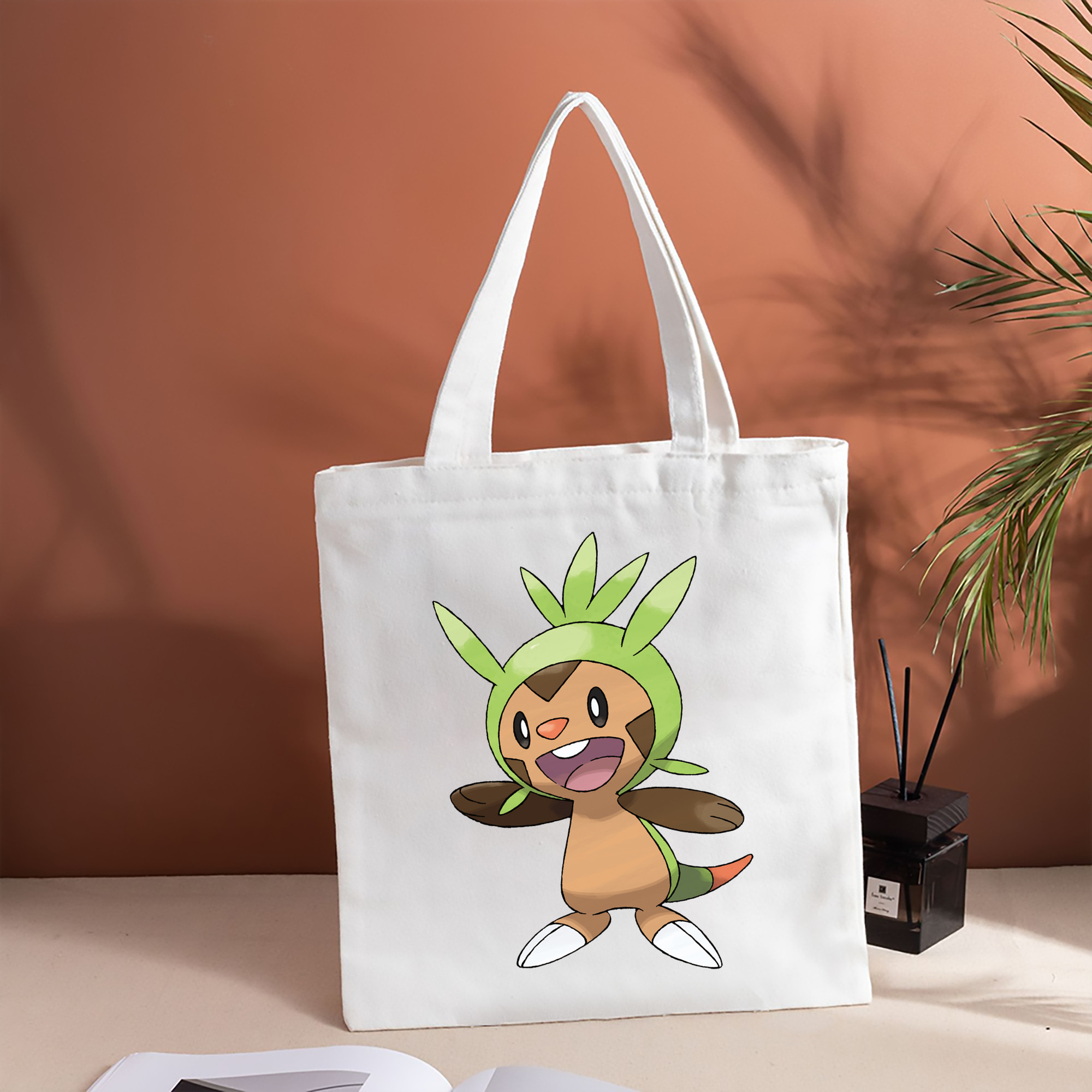 ポケットモンスター Pokémon 縦型キャンバス生地手提げバッグ　トートバッグ