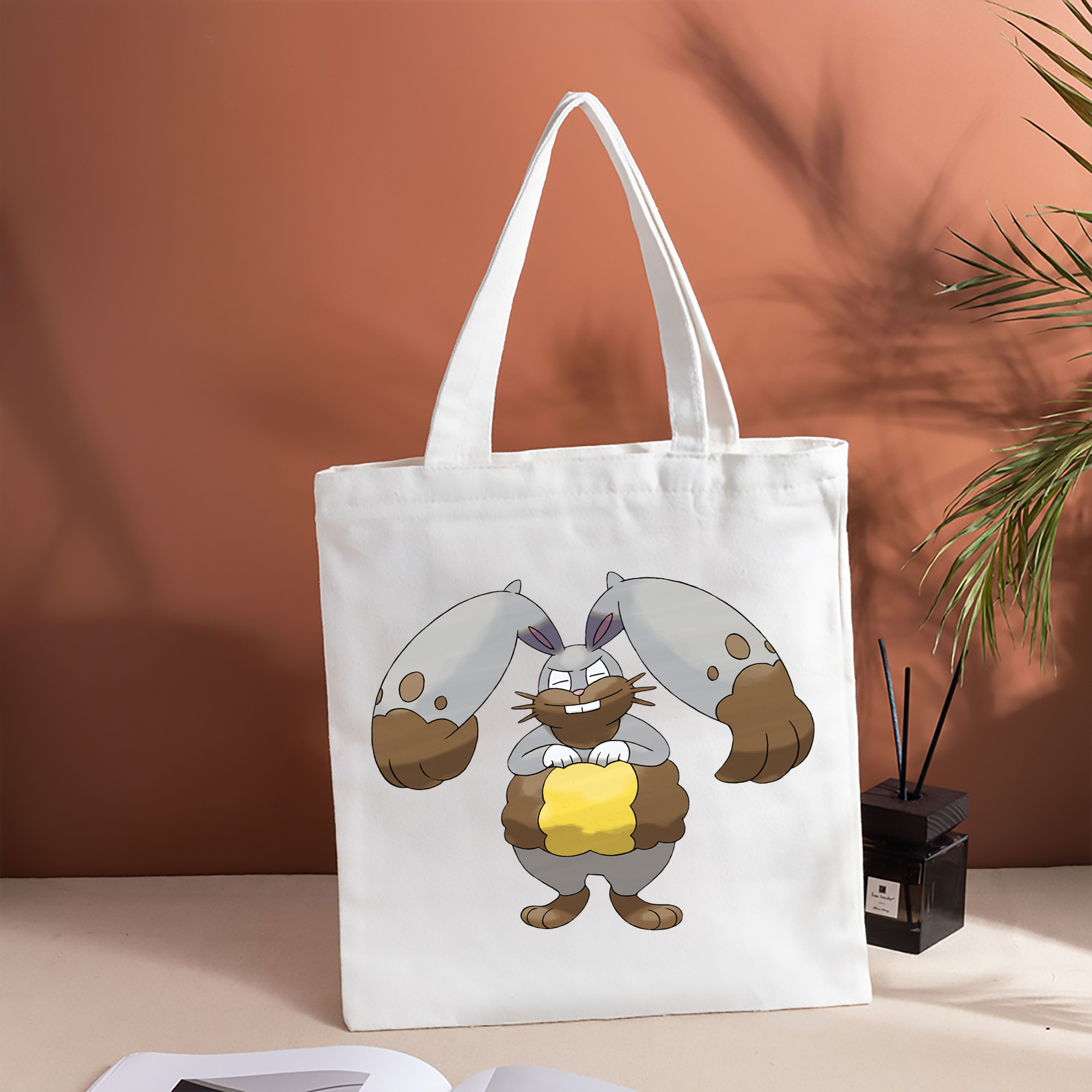 ポケットモンスター Pokémon 縦型キャンバス生地手提げバッグ　トートバッグ