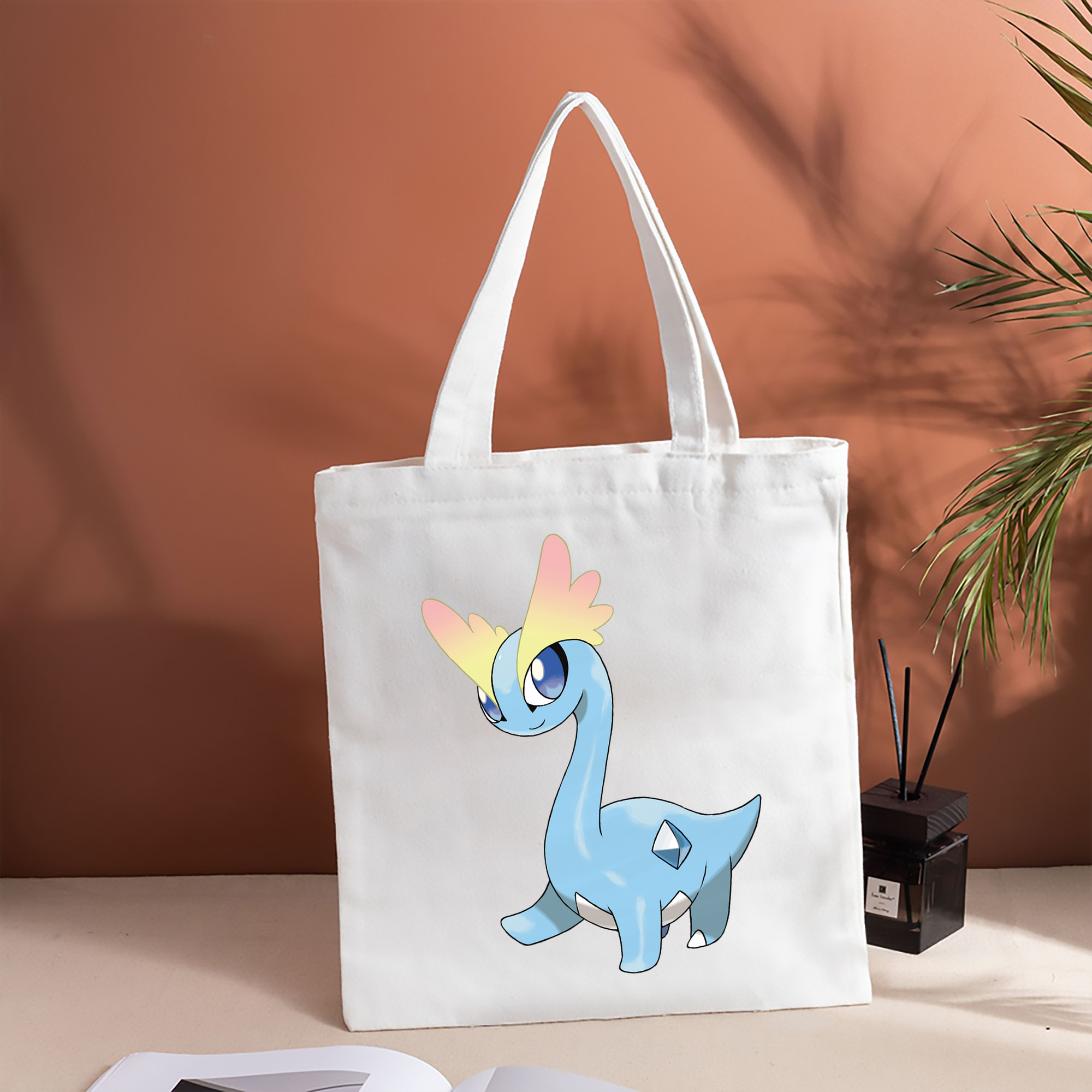 ポケットモンスター Pokémon 縦型キャンバス生地手提げバッグ　トートバッグ