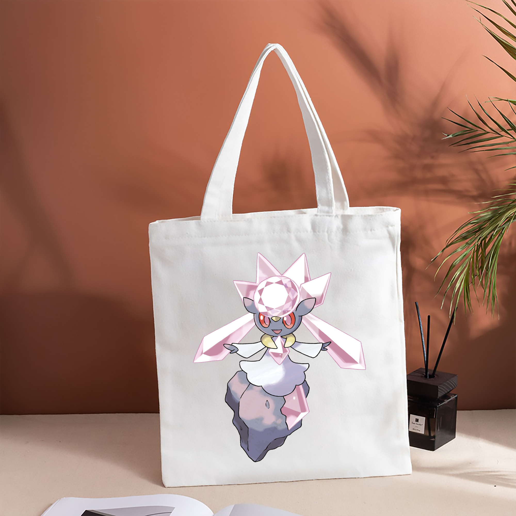 ポケットモンスター Pokémon 縦型キャンバス生地手提げバッグ　トートバッグ