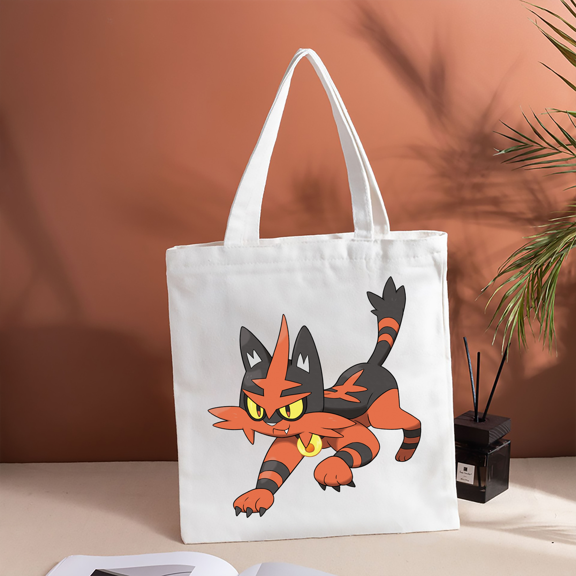 ポケットモンスター Pokémon 縦型キャンバス生地手提げバッグ　トートバッグ