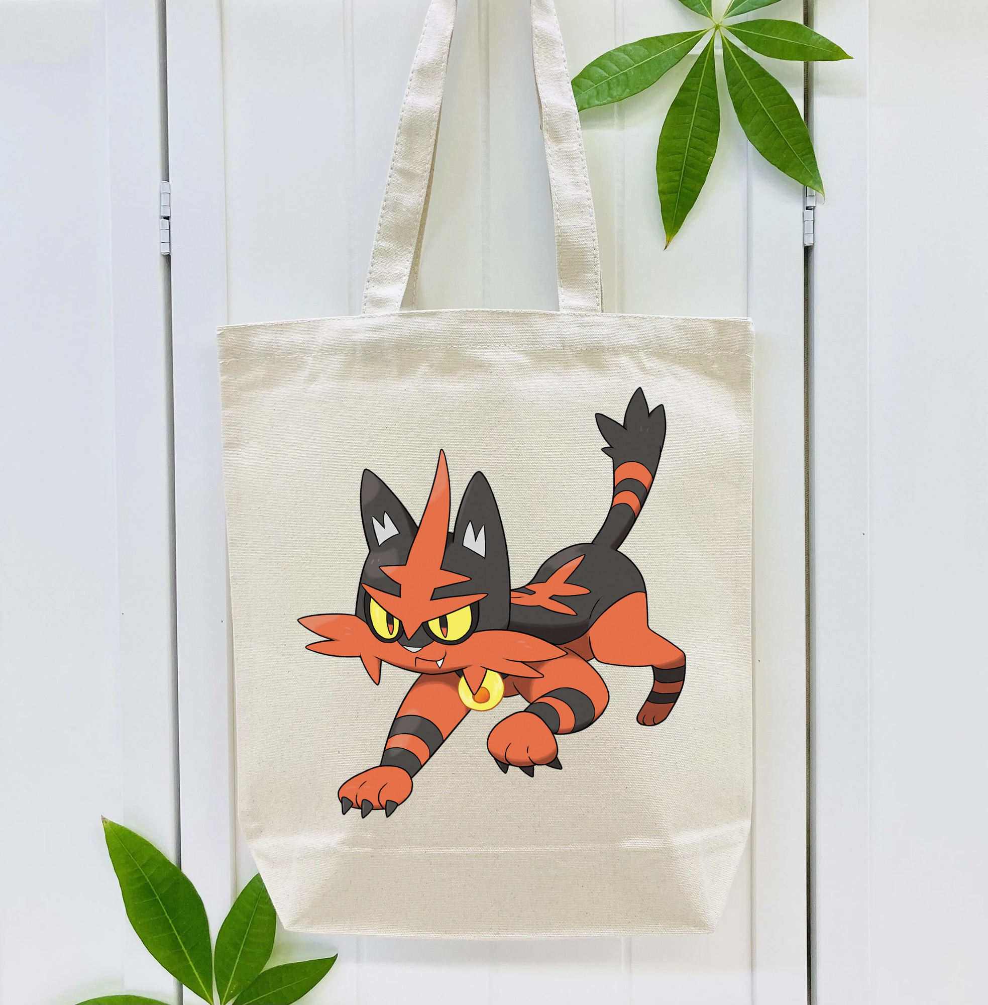 ポケットモンスター Pokémon 縦型キャンバス生地手提げバッグ　トートバッグ