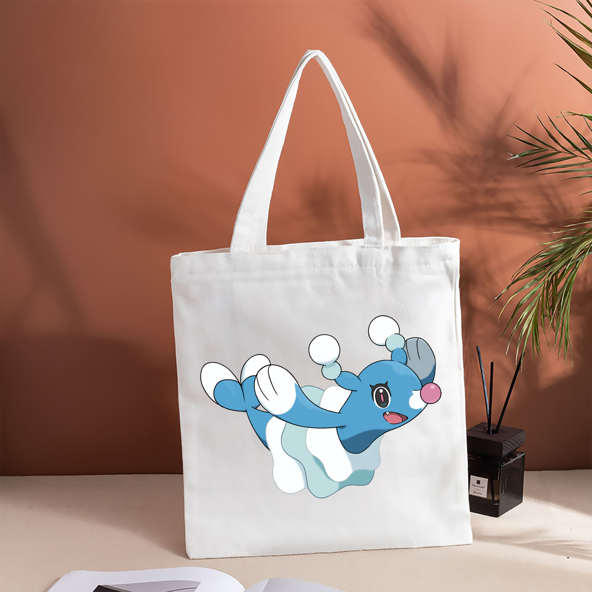 ポケットモンスター Pokémon 縦型キャンバス生地手提げバッグ　トートバッグ