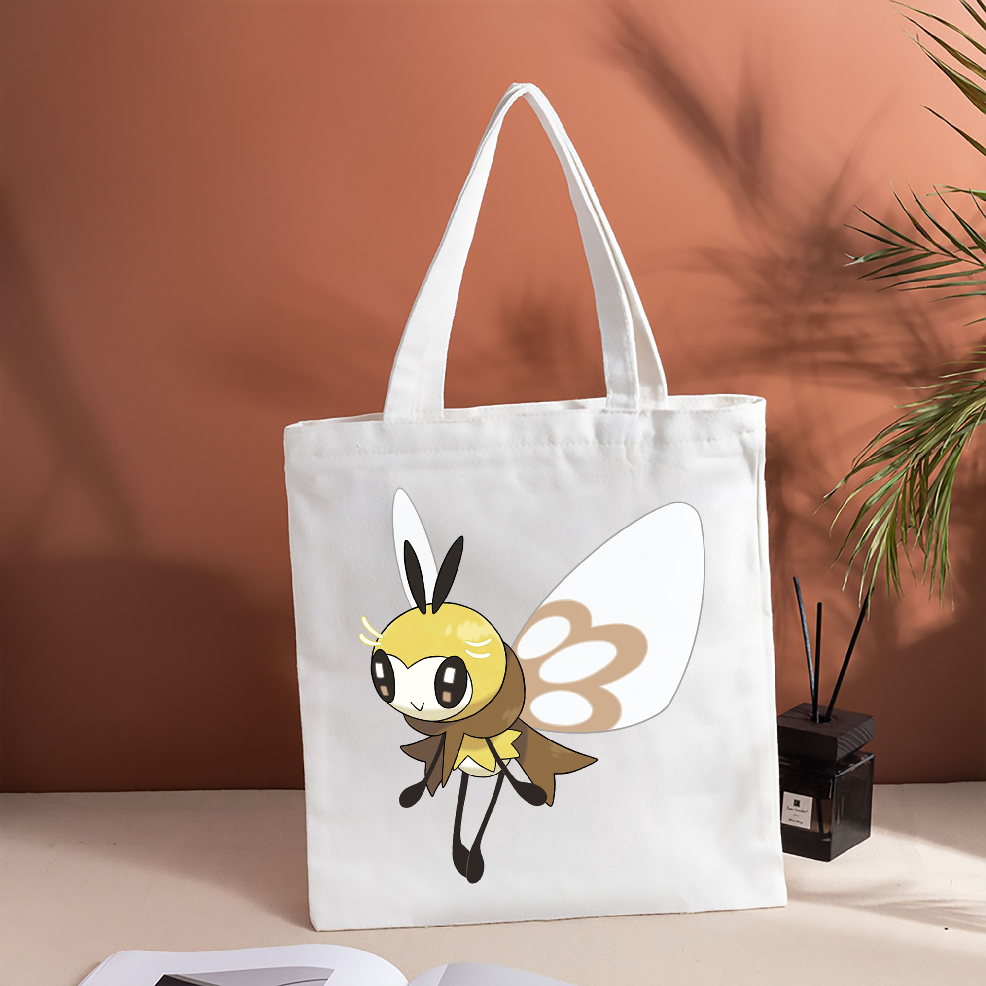 ポケットモンスター Pokémon 縦型キャンバス生地手提げバッグ　トートバッグ