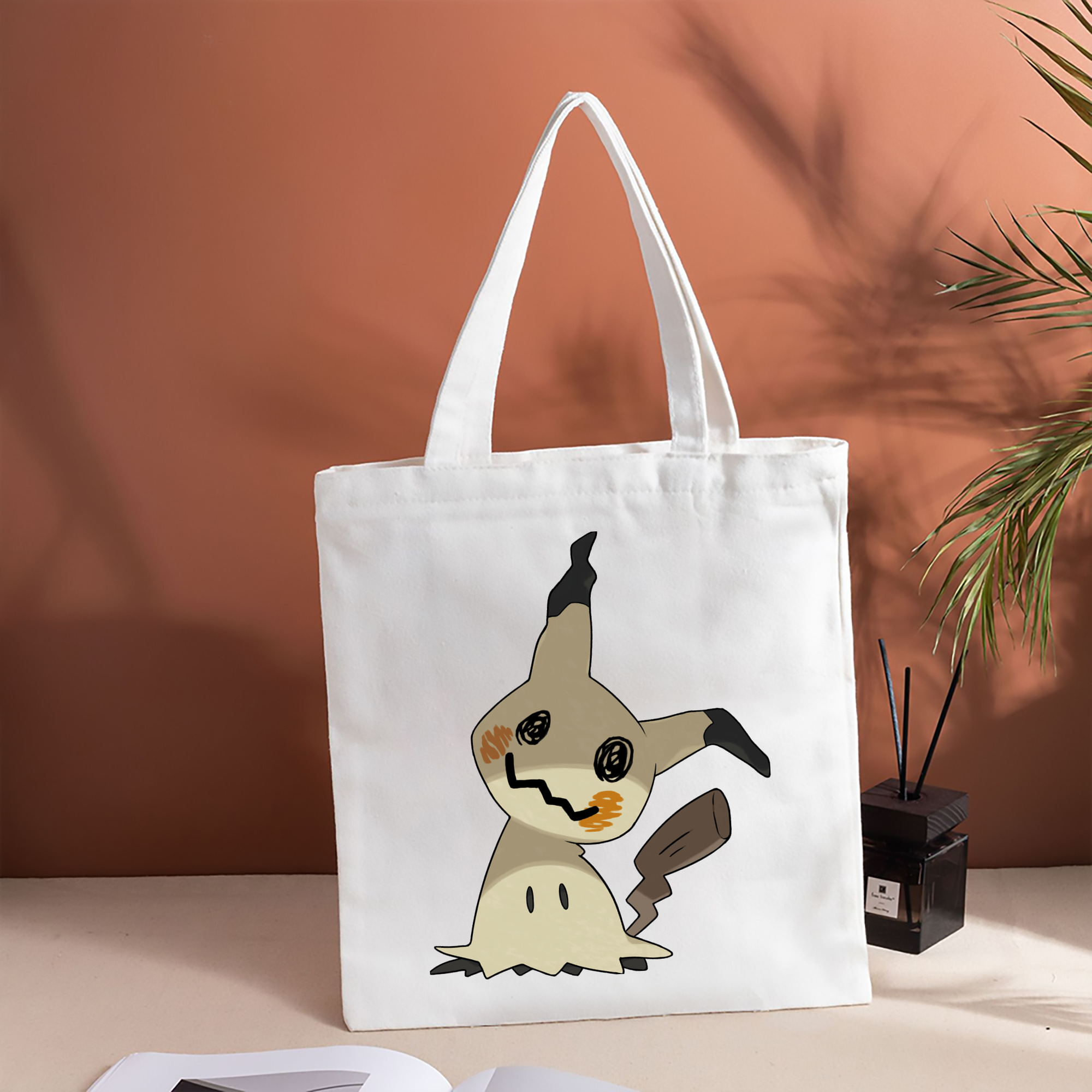 ポケットモンスター Pokémon 縦型キャンバス生地手提げバッグ　トートバッグ