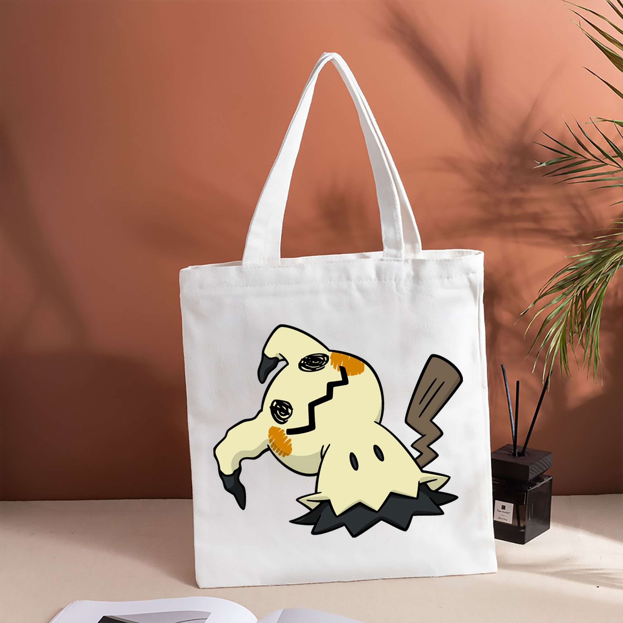 ポケットモンスター Pokémon 縦型キャンバス生地手提げバッグ　トートバッグ