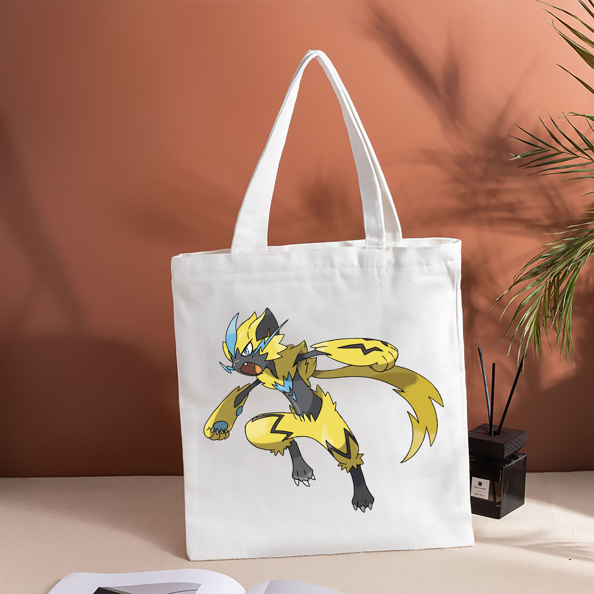 ポケットモンスター Pokémon 縦型キャンバス生地手提げバッグ　トートバッグ