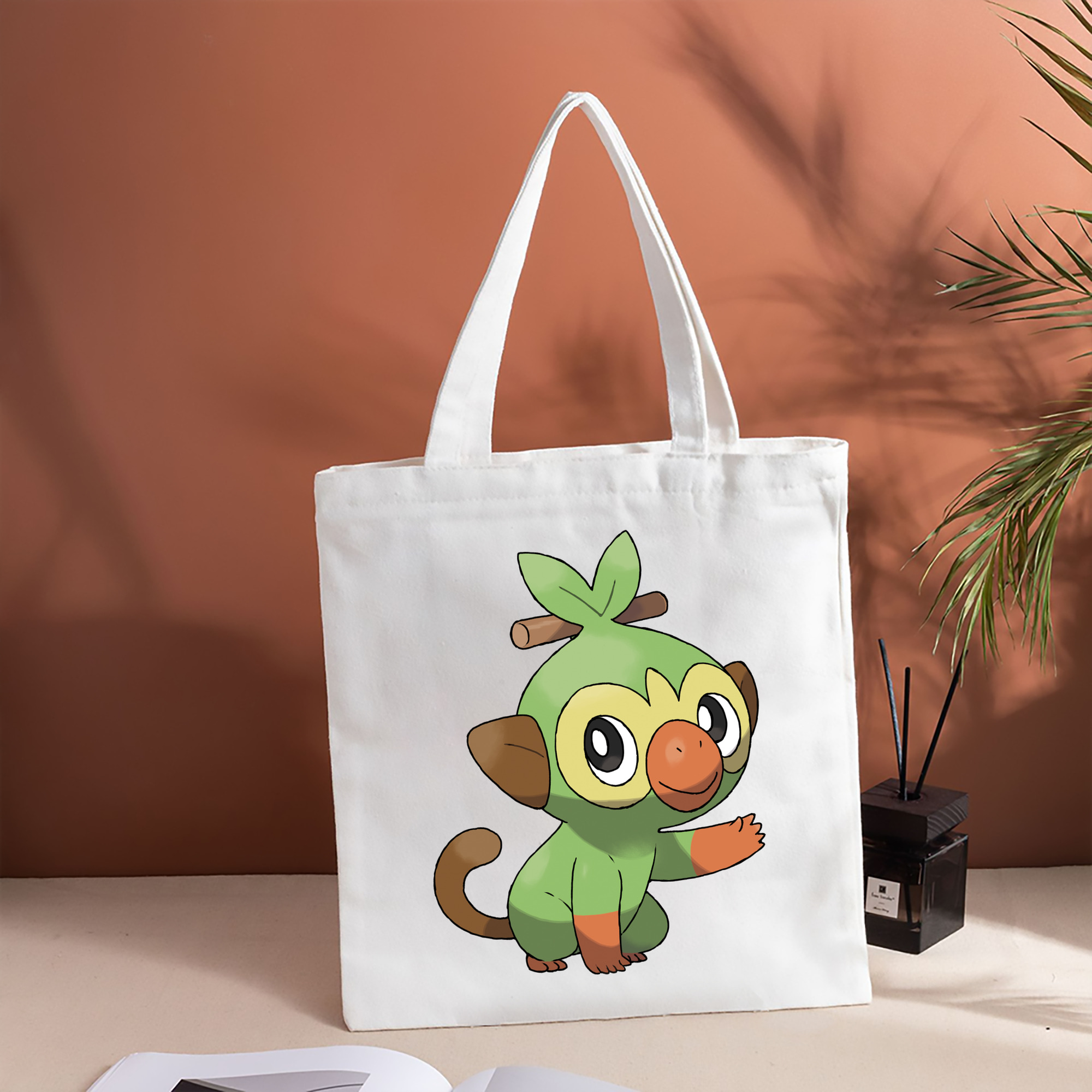 ポケットモンスター Pokémon 縦型キャンバス生地手提げバッグ　トートバッグ