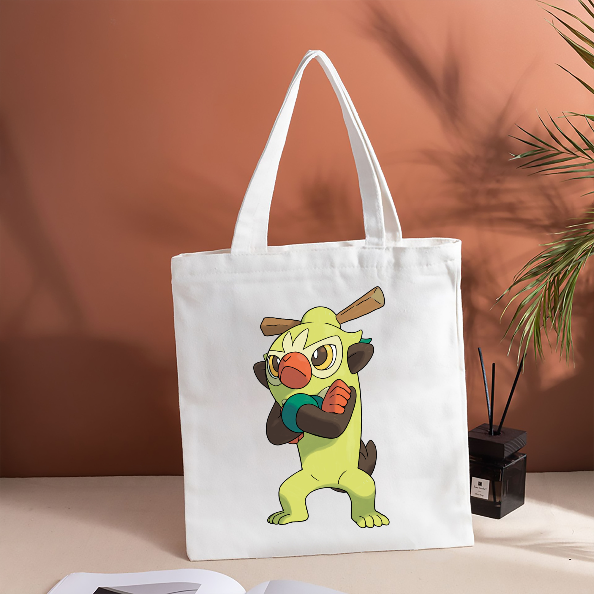 ポケットモンスター Pokémon 縦型キャンバス生地手提げバッグ　トートバッグ