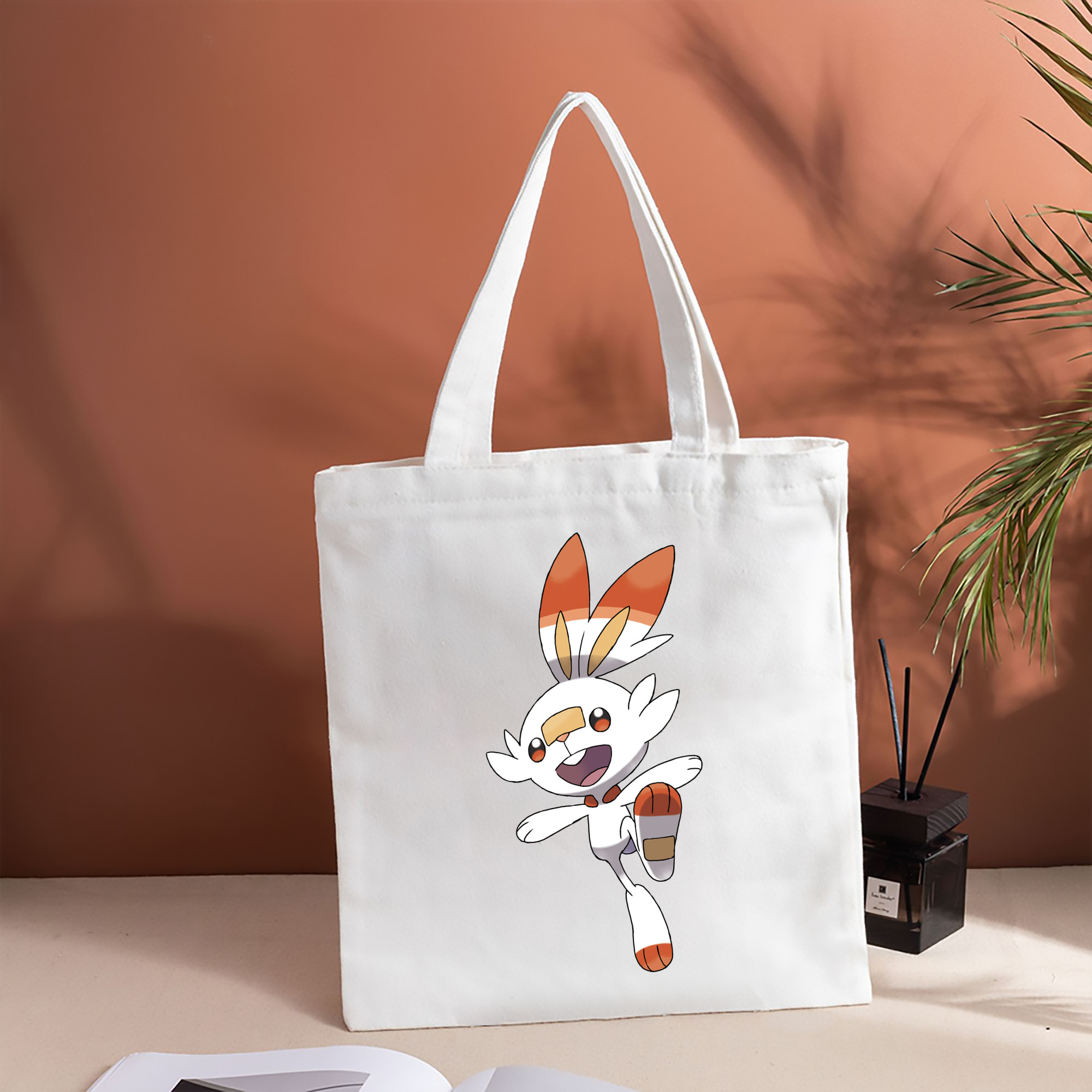 ポケットモンスター Pokémon 縦型キャンバス生地手提げバッグ　トートバッグ