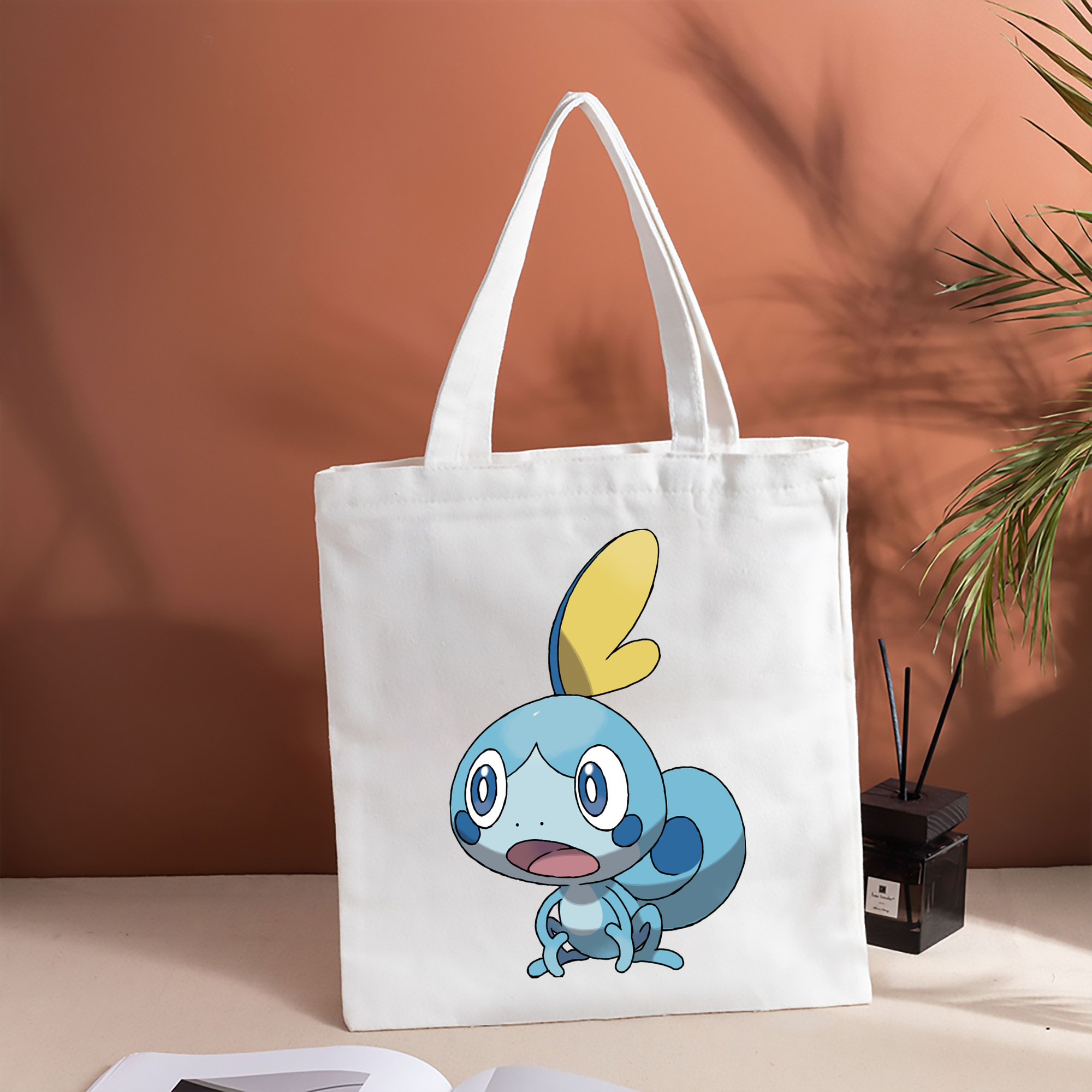 ポケットモンスター Pokémon 縦型キャンバス生地手提げバッグ　トートバッグ