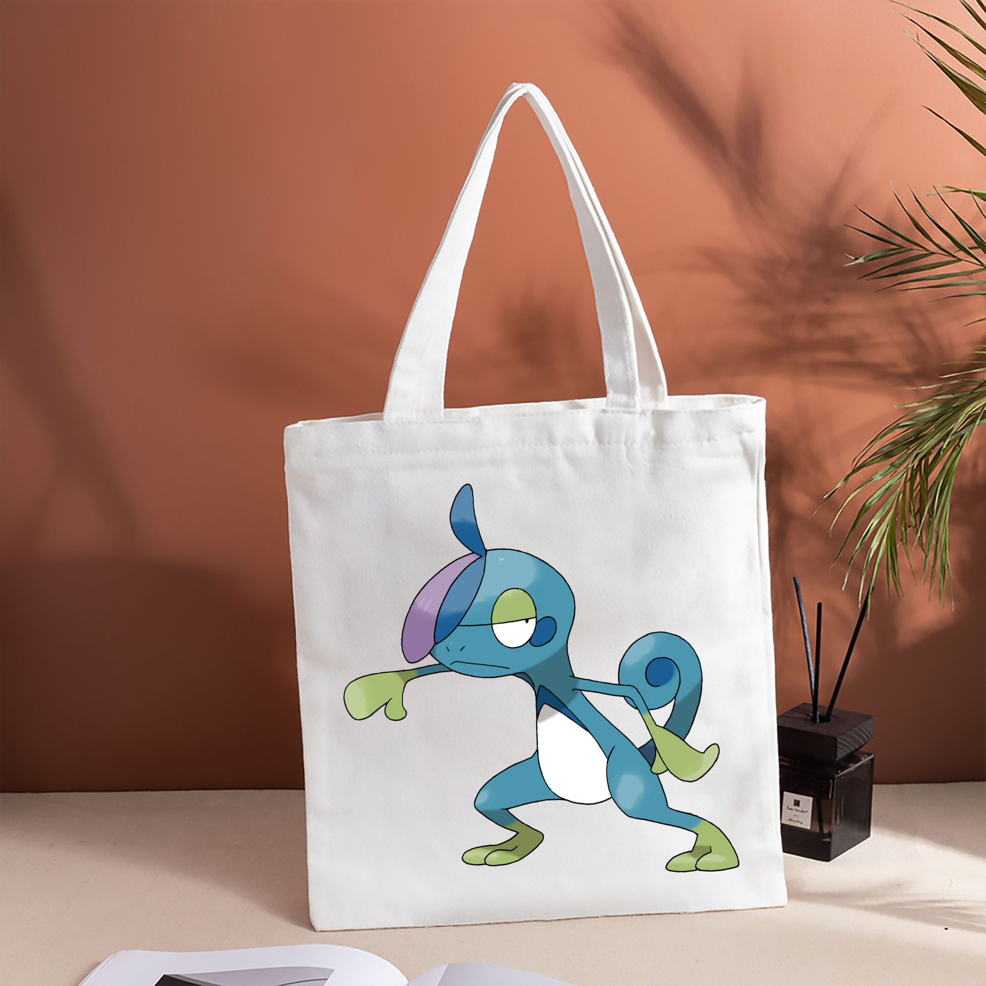 ポケットモンスター Pokémon 縦型キャンバス生地手提げバッグ　トートバッグ