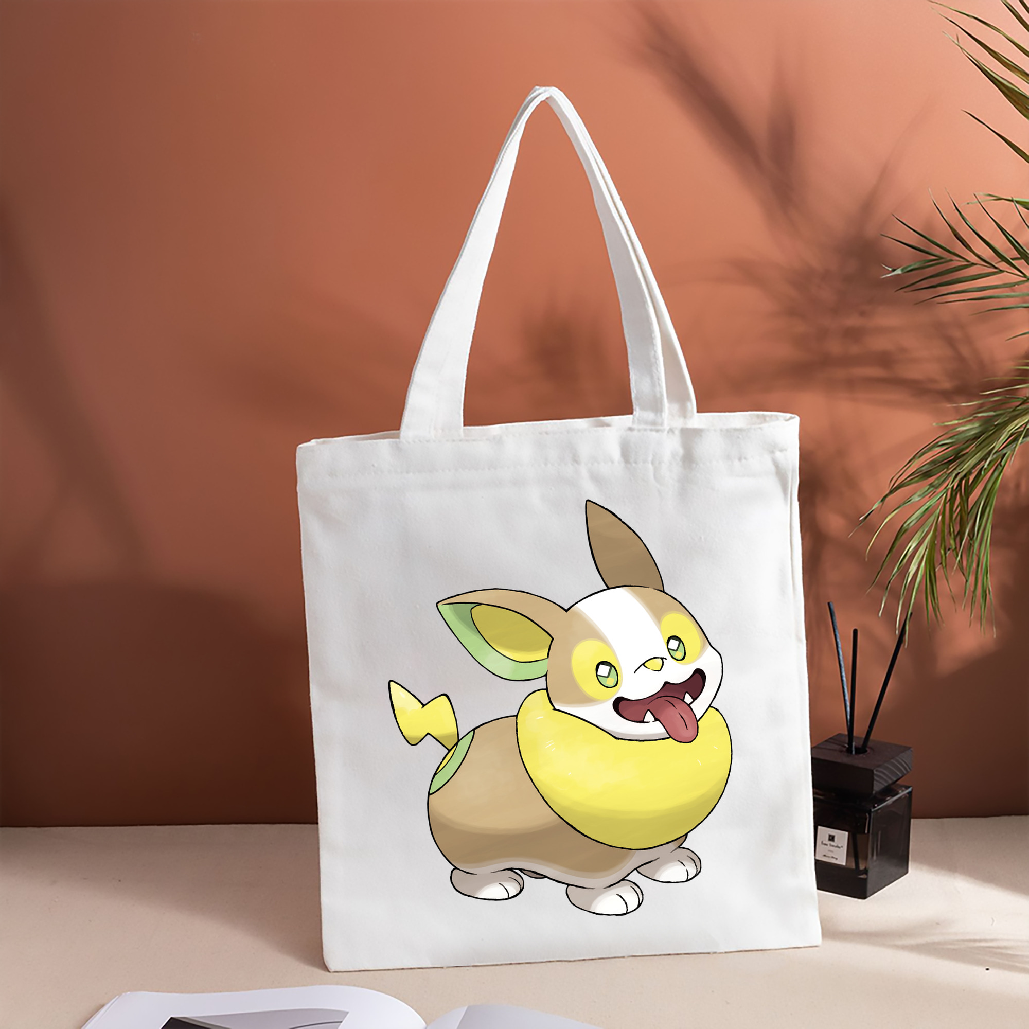 ポケットモンスター Pokémon 縦型キャンバス生地手提げバッグ　トートバッグ