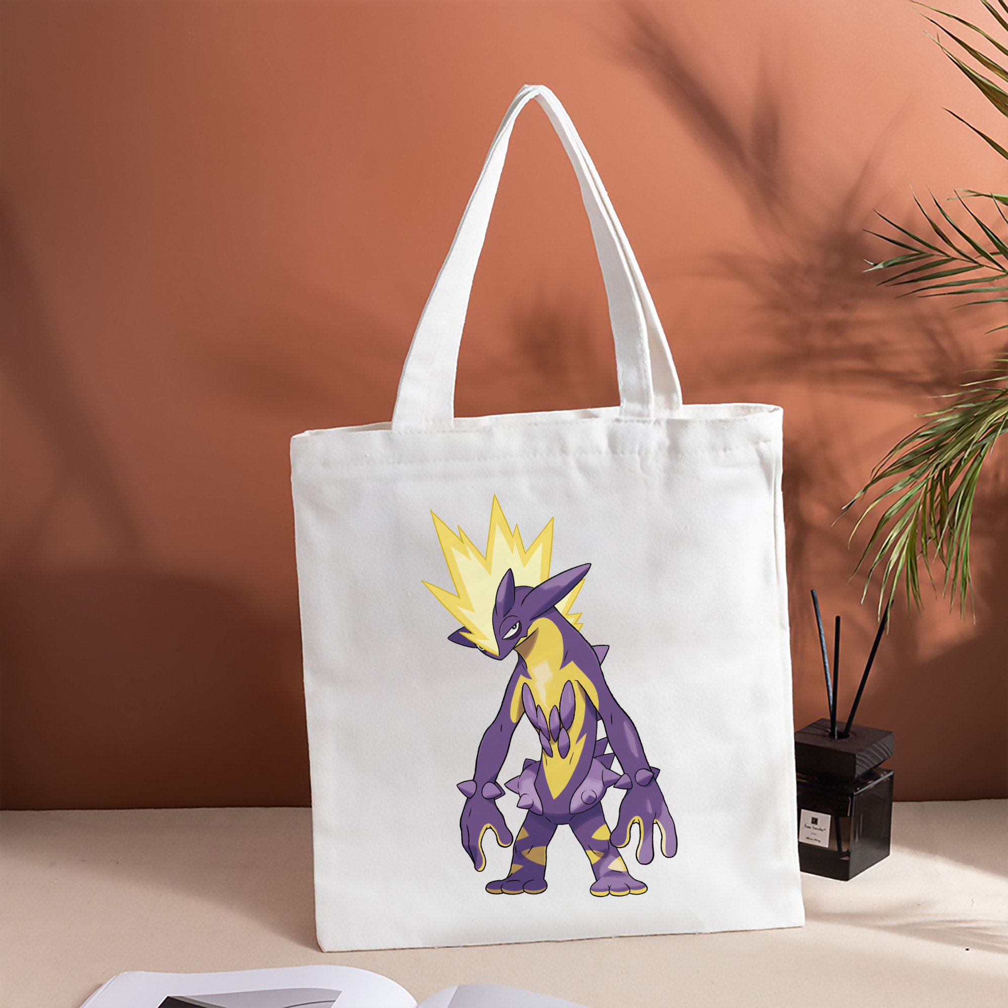 ポケットモンスター Pokémon 縦型キャンバス生地手提げバッグ　トートバッグ
