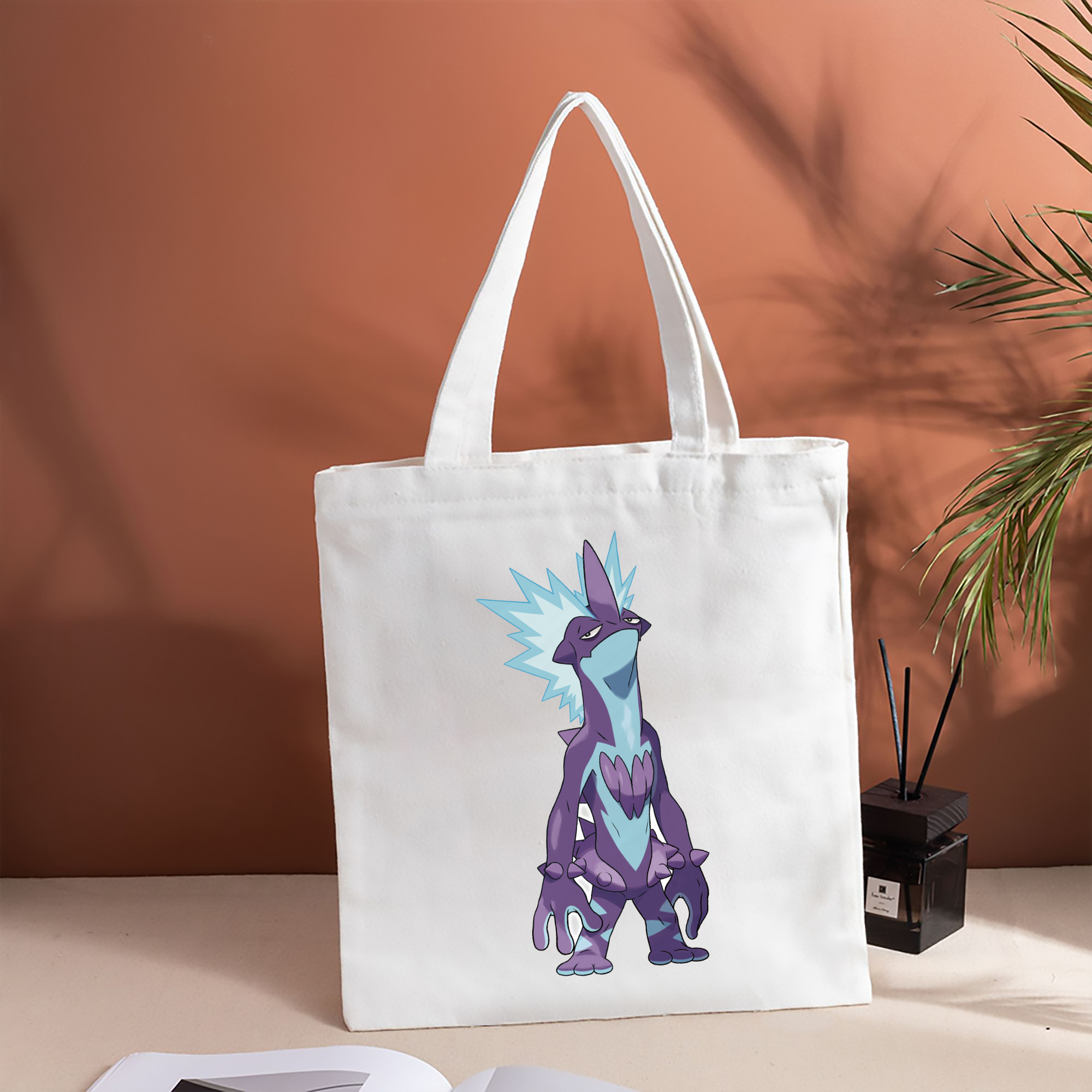 ポケットモンスター Pokémon 縦型キャンバス生地手提げバッグ　トートバッグ