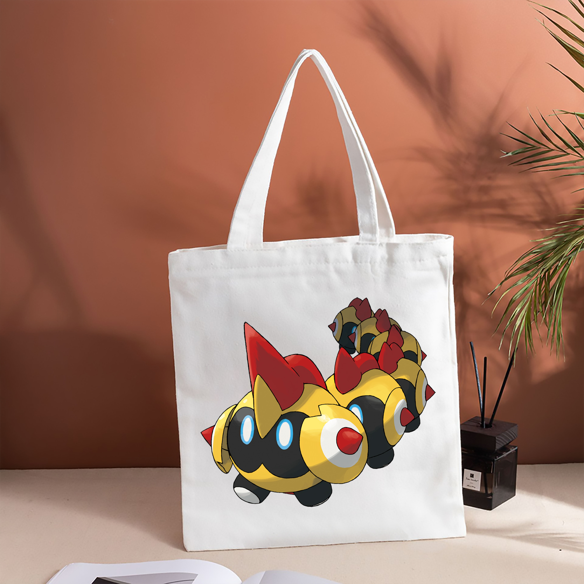 ポケットモンスター Pokémon 縦型キャンバス生地手提げバッグ　トートバッグ