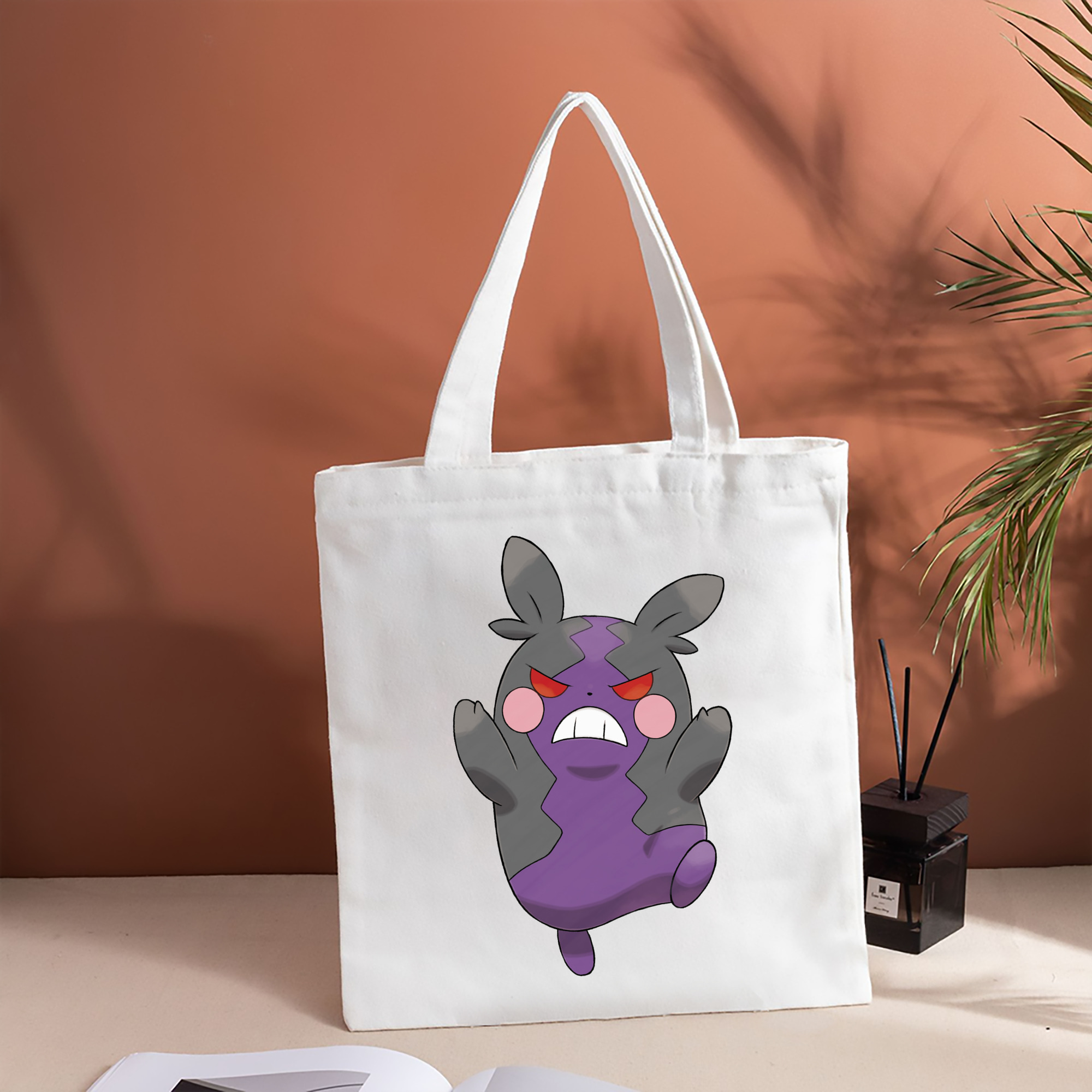 ポケットモンスター Pokémon 縦型キャンバス生地手提げバッグ　トートバッグ