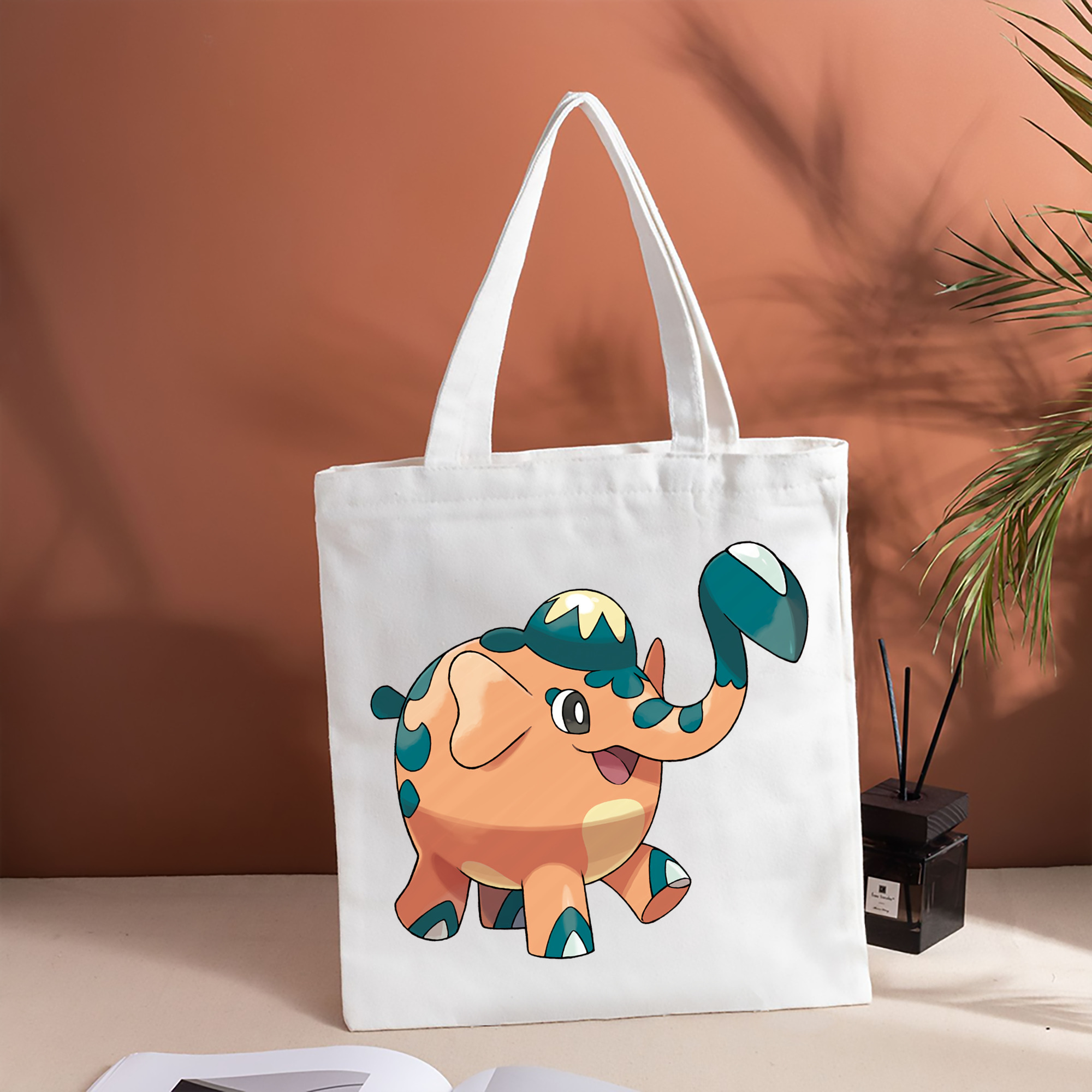 ポケットモンスター Pokémon 縦型キャンバス生地手提げバッグ　トートバッグ