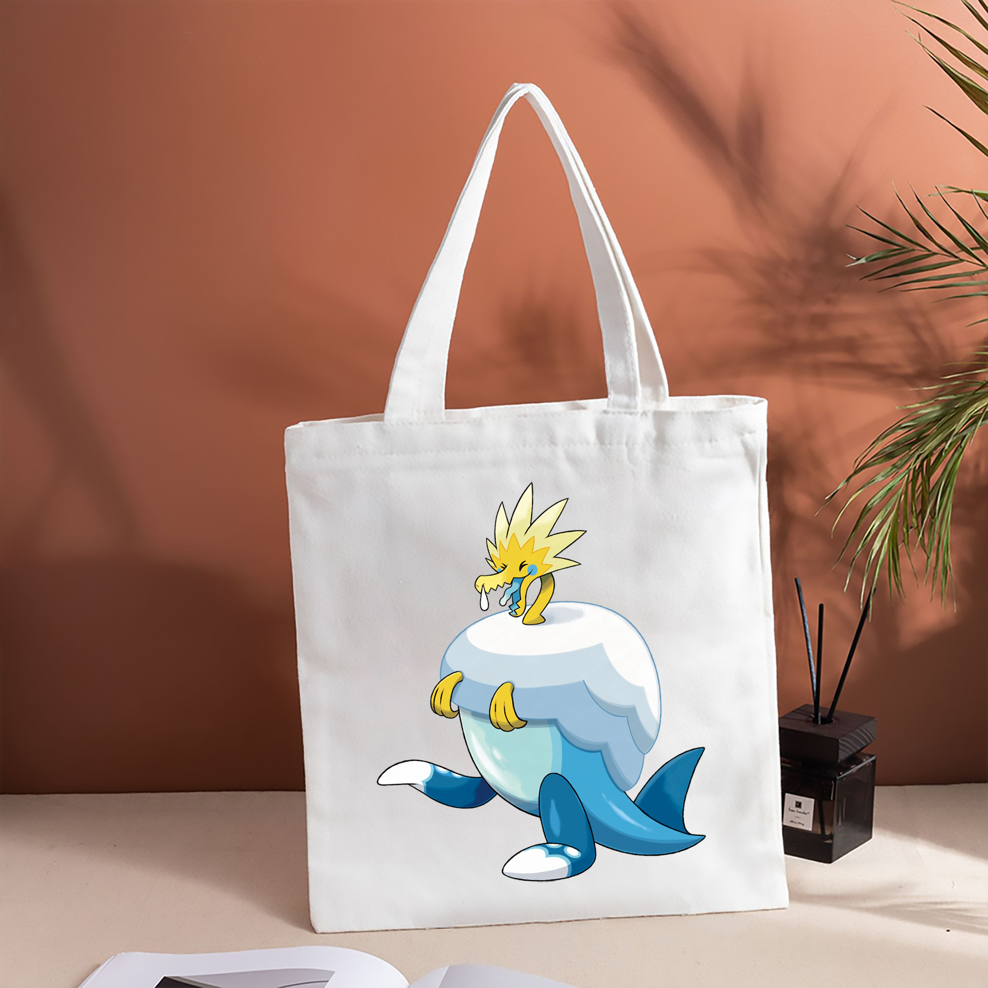 ポケットモンスター Pokémon 縦型キャンバス生地手提げバッグ　トートバッグ