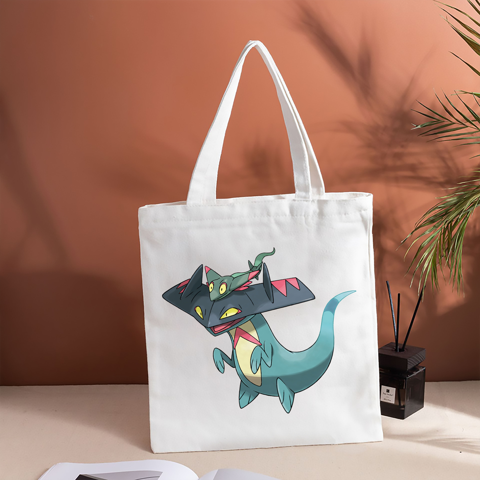 ポケットモンスター Pokémon 縦型キャンバス生地手提げバッグ　トートバッグ