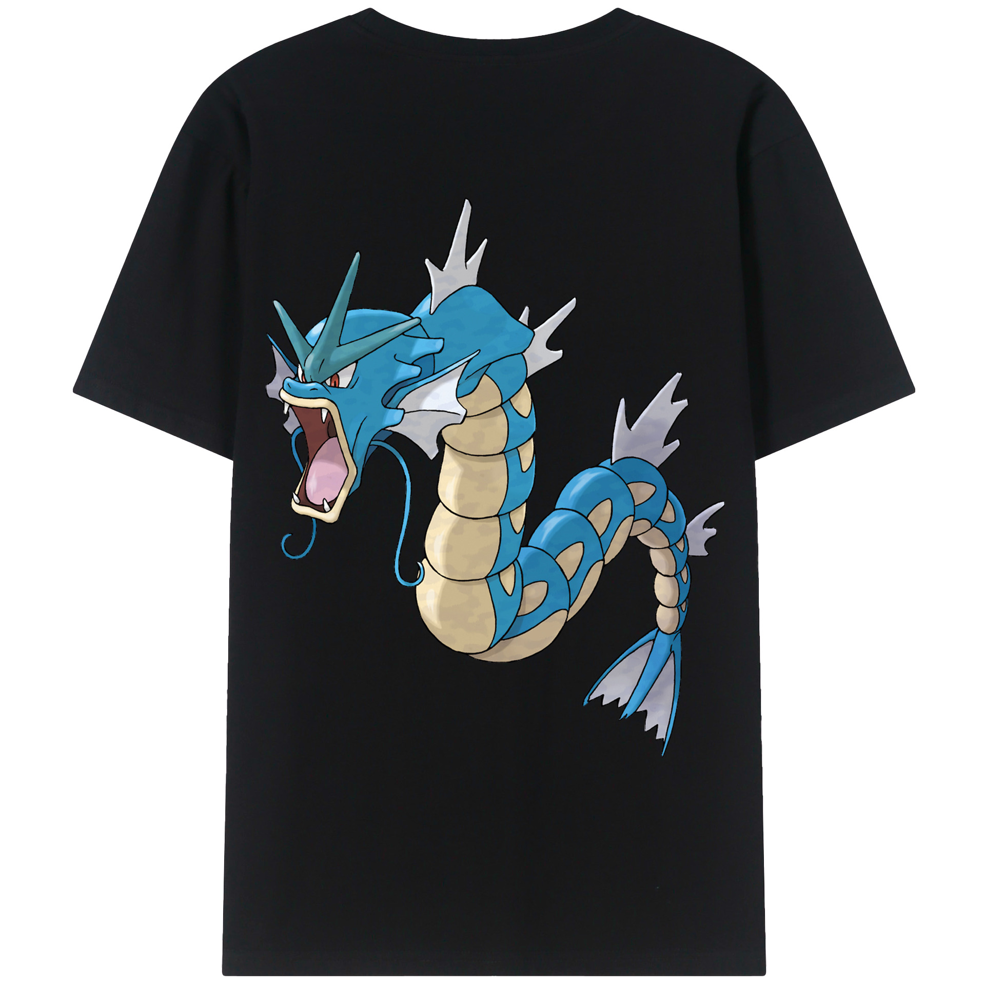 （画像用） ポケットモンスター Pokémon 綿100％ メンズ半袖Tシャツ（バックプリント） 通気性