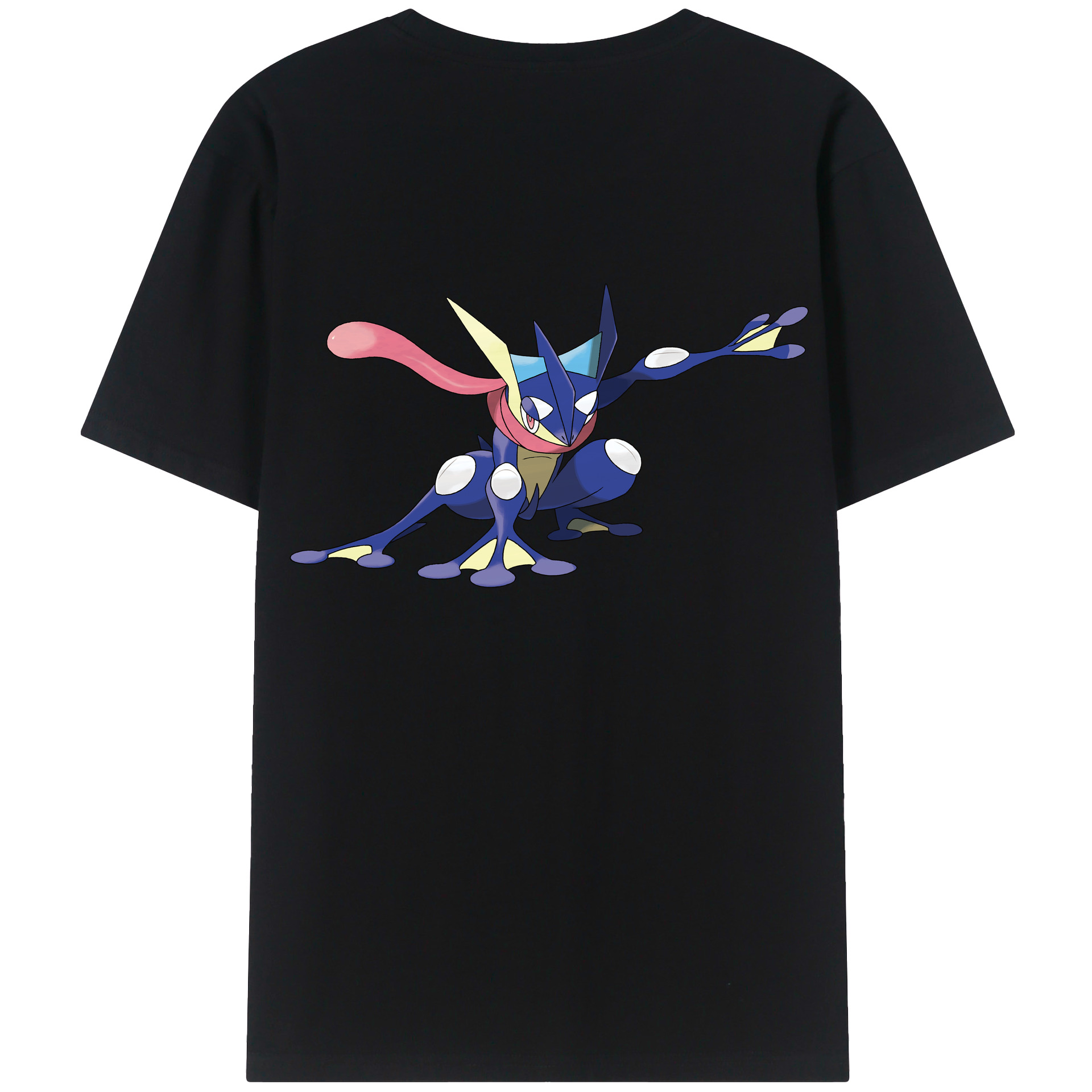 （画像用） ポケットモンスター Pokémon 綿100％ メンズ半袖Tシャツ（バックプリント） 通気性
