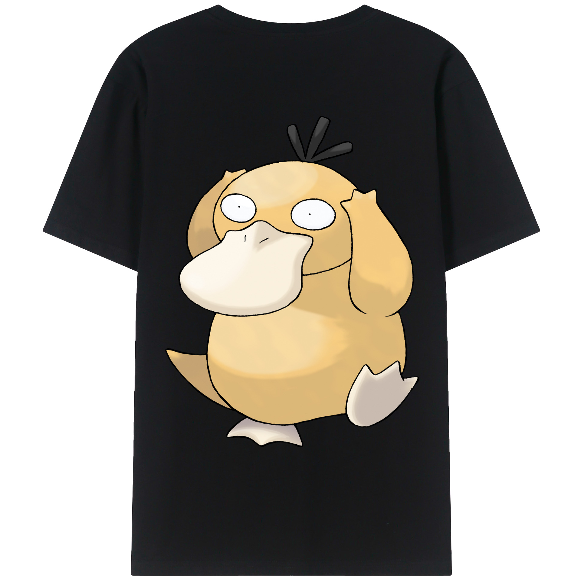 （画像用） ポケットモンスター Pokémon 綿100％ メンズ半袖Tシャツ（バックプリント） 通気性