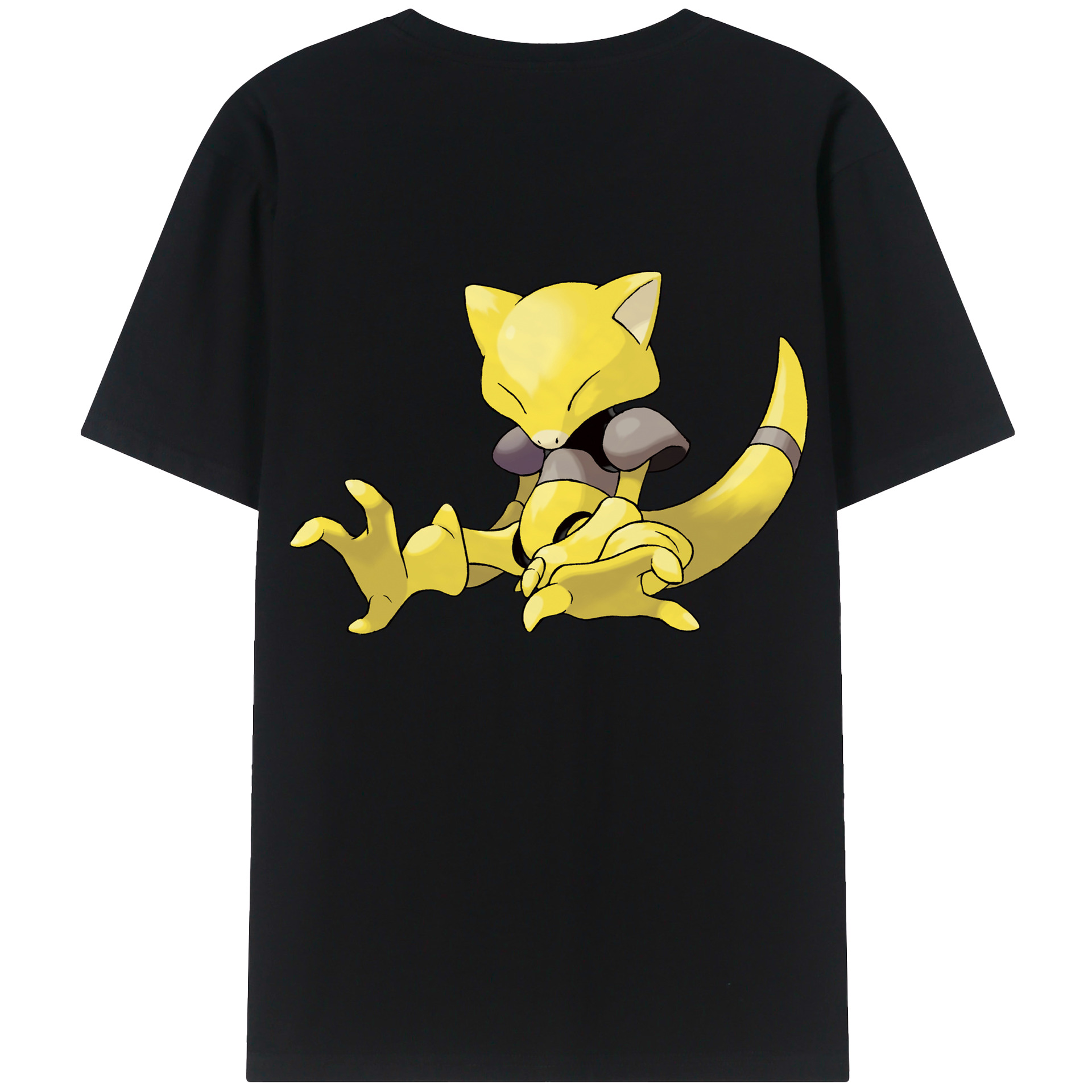 （画像用） ポケットモンスター Pokémon 綿100％ メンズ半袖Tシャツ（バックプリント） 通気性