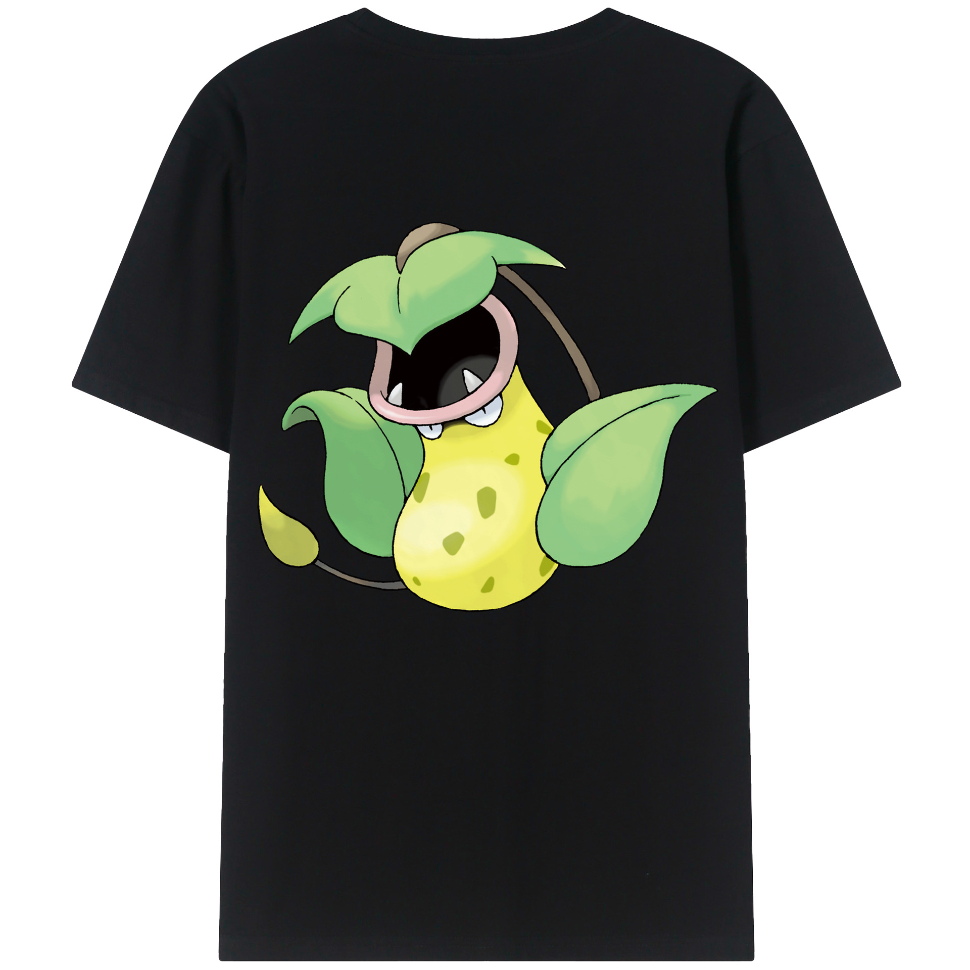 （画像用） ポケットモンスター Pokémon 綿100％ メンズ半袖Tシャツ（バックプリント） 通気性