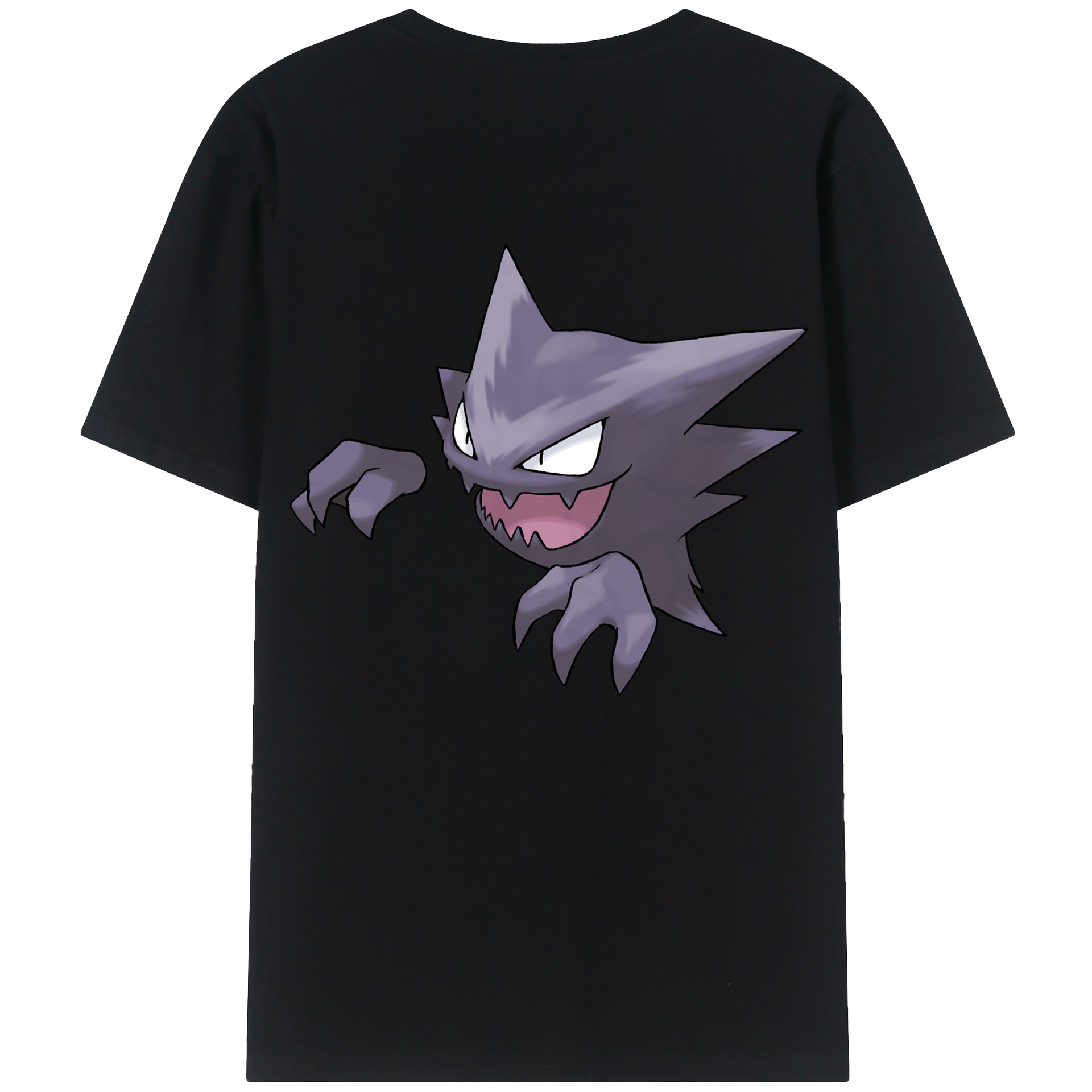 （画像用） ポケットモンスター Pokémon 綿100％ メンズ半袖Tシャツ（バックプリント） 通気性
